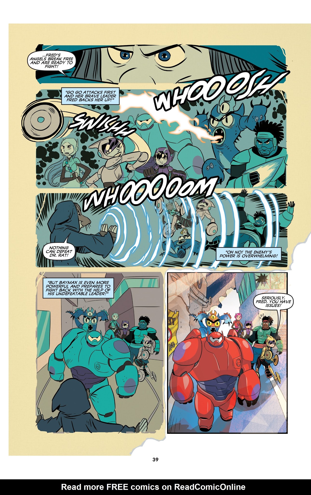 Read online Disney Big Hero 6: Heroes of San Fransokyo comic -  Issue # Full - 39