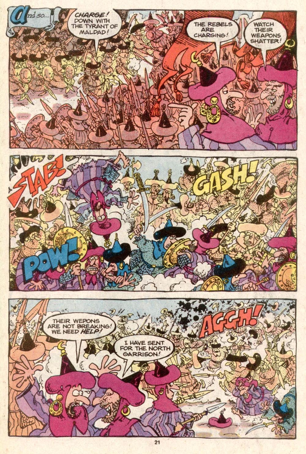 Read online Sergio Aragonés Groo the Wanderer comic -  Issue #31 - 21
