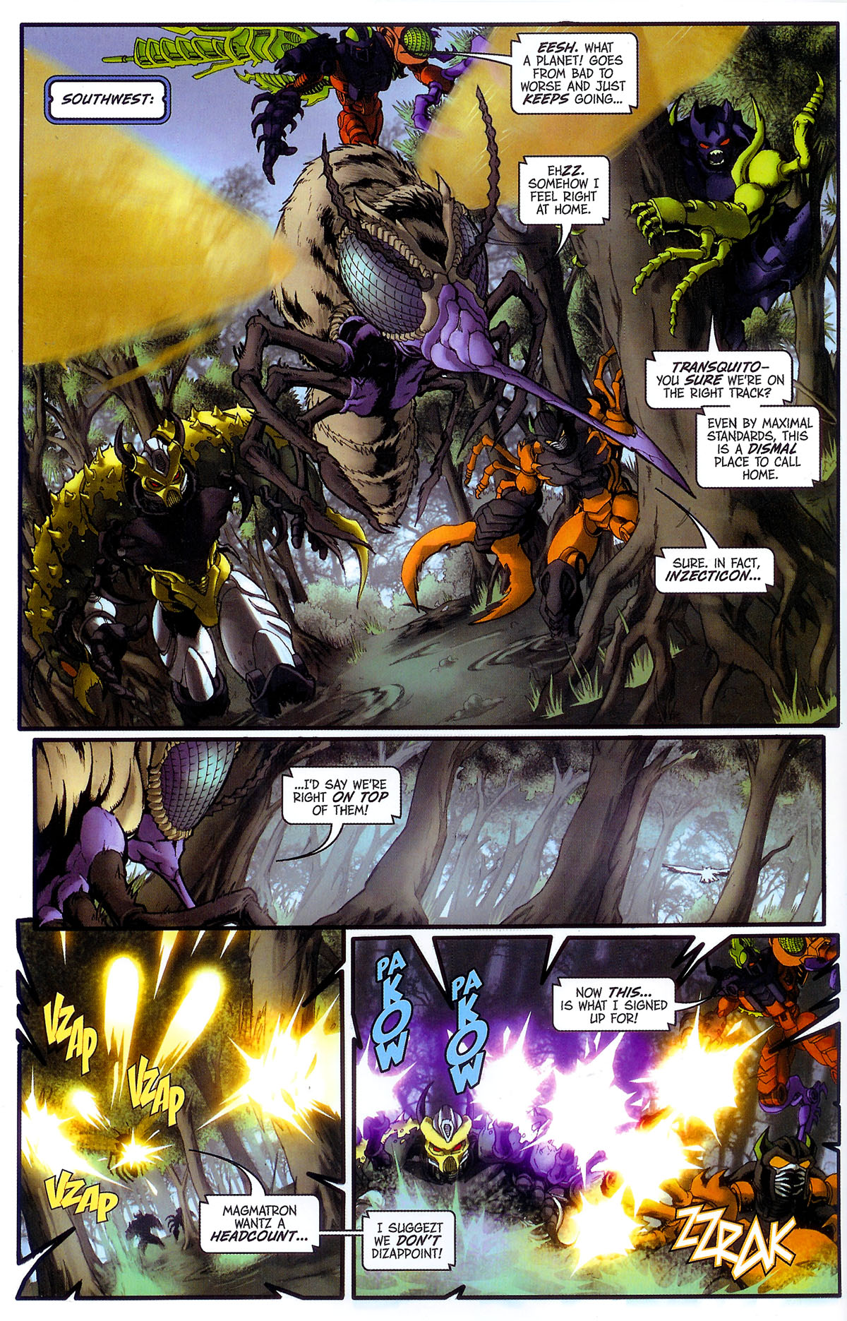 Read online Transformers, Beast Wars The Gathering comic Issue 3