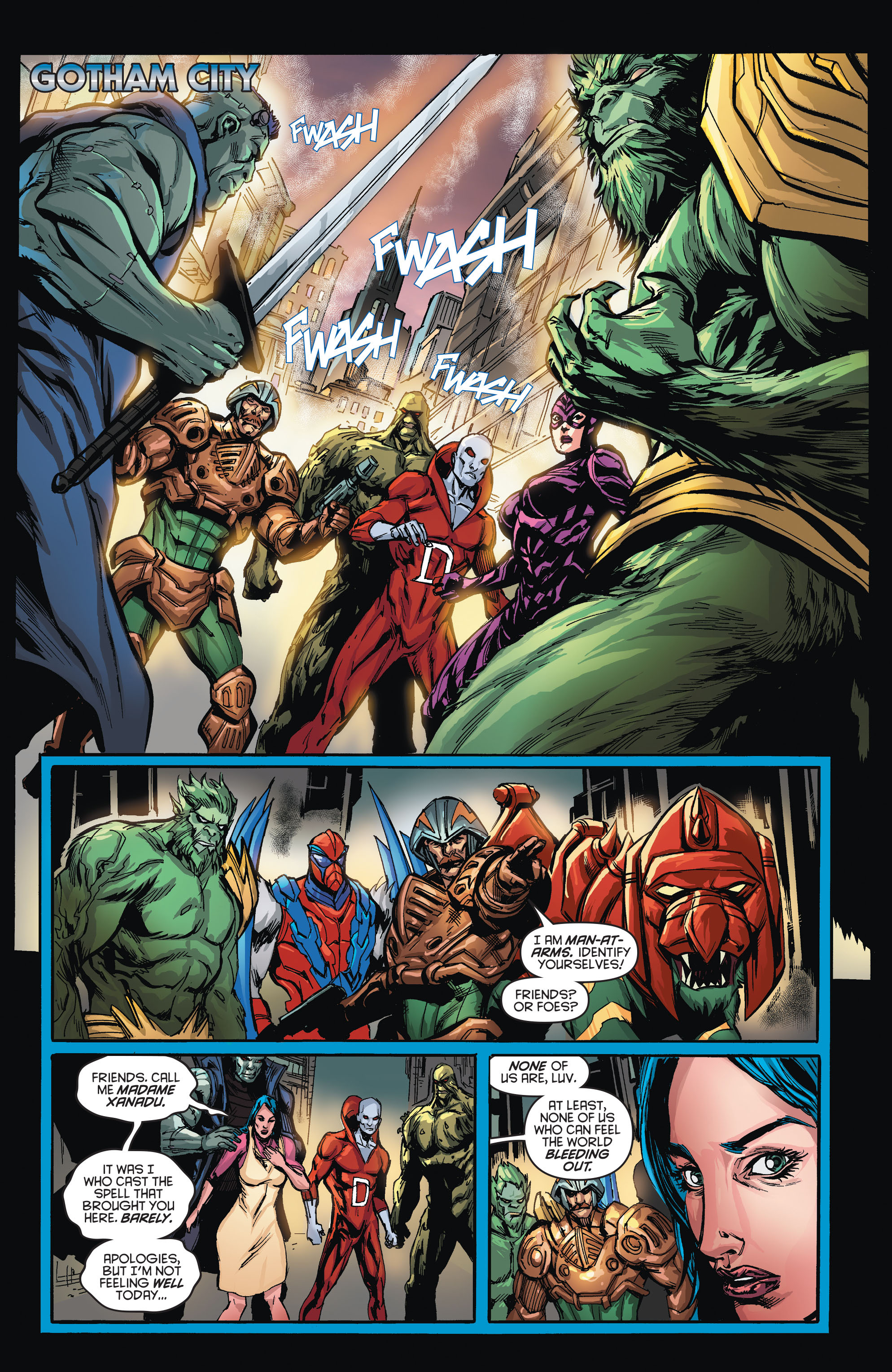 Read online DC Universe vs. The Masters of the Universe comic -  Issue #4 - 17