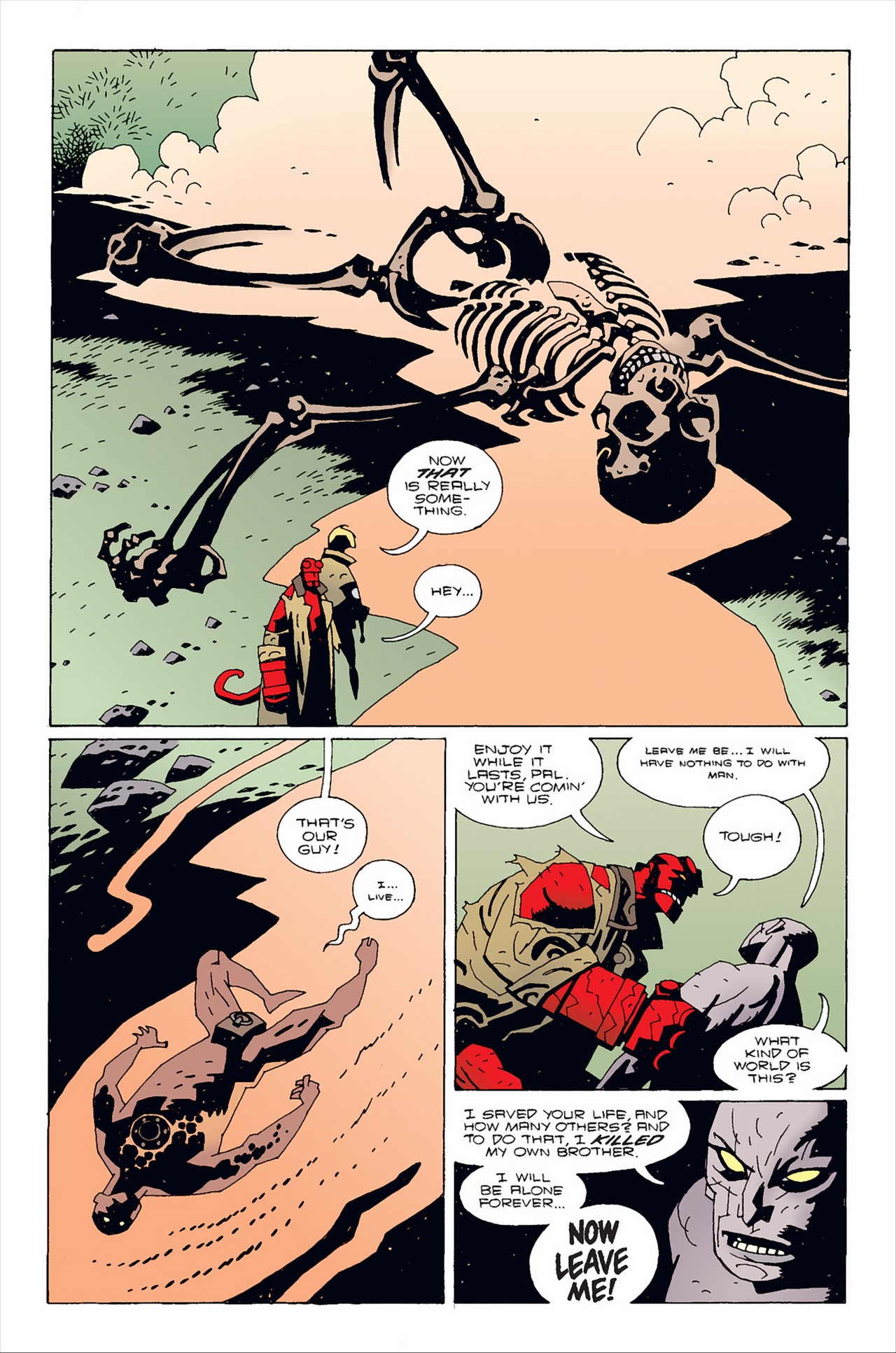 Read online Hellboy: Almost Colossus comic -  Issue #2 - 21