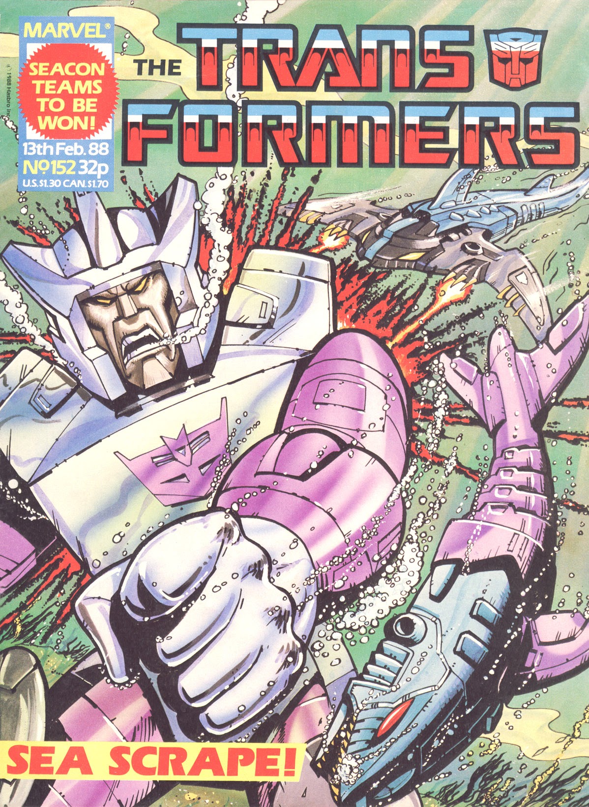 Read online The Transformers (UK) comic -  Issue #152 - 1