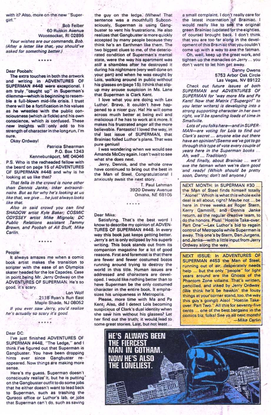 Read online Adventures of Superman (1987) comic -  Issue #452 - 25