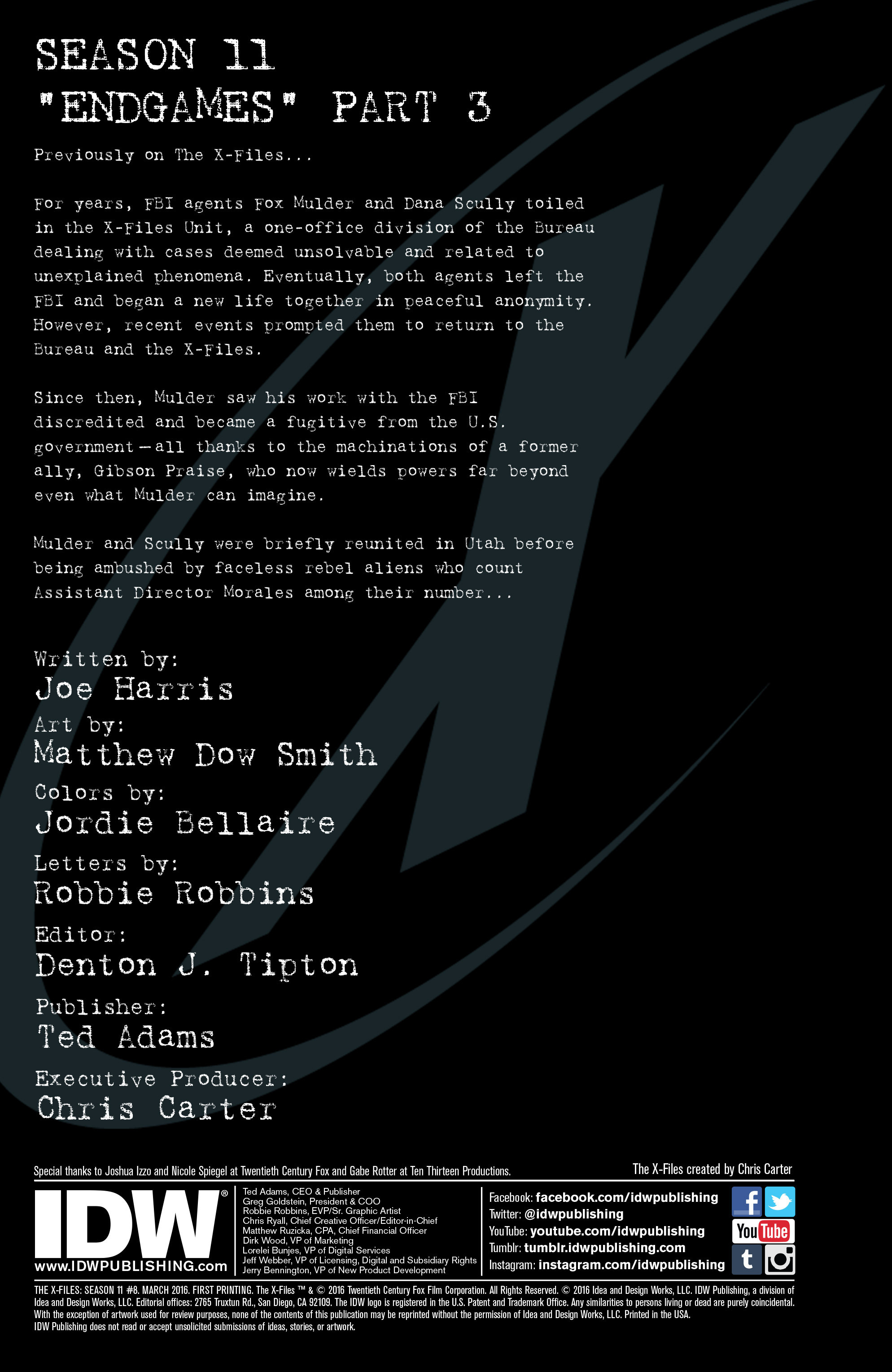 Read online The X-Files: Season 11 comic -  Issue #8 - 2