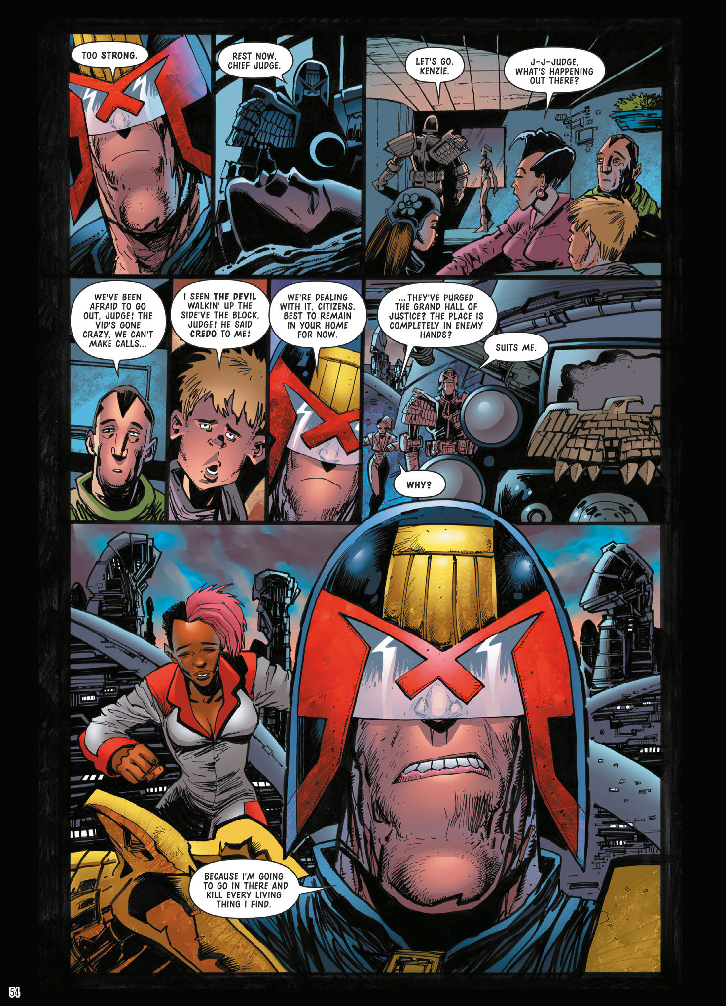 Read online Judge Dredd: The Complete Case Files comic -  Issue # TPB 34 (Part 1) - 56