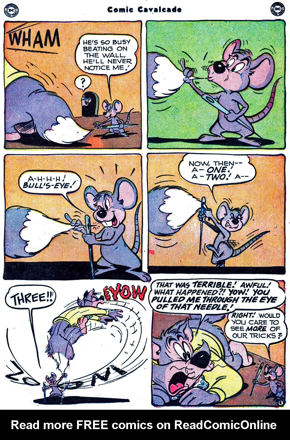 Read online Comic Cavalcade comic -  Issue #40 - 57