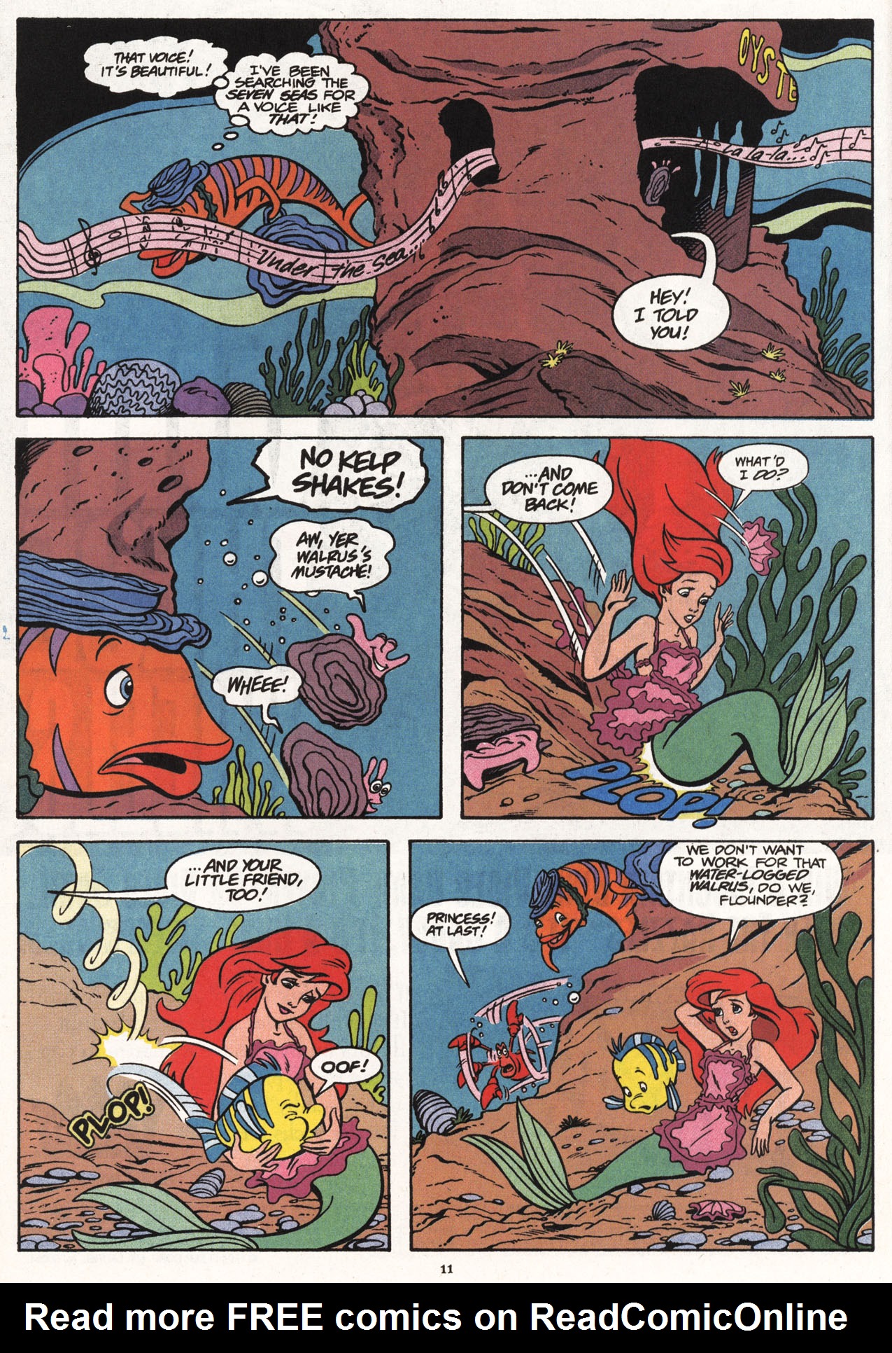 Read online Disney's The Little Mermaid comic -  Issue #1 - 13
