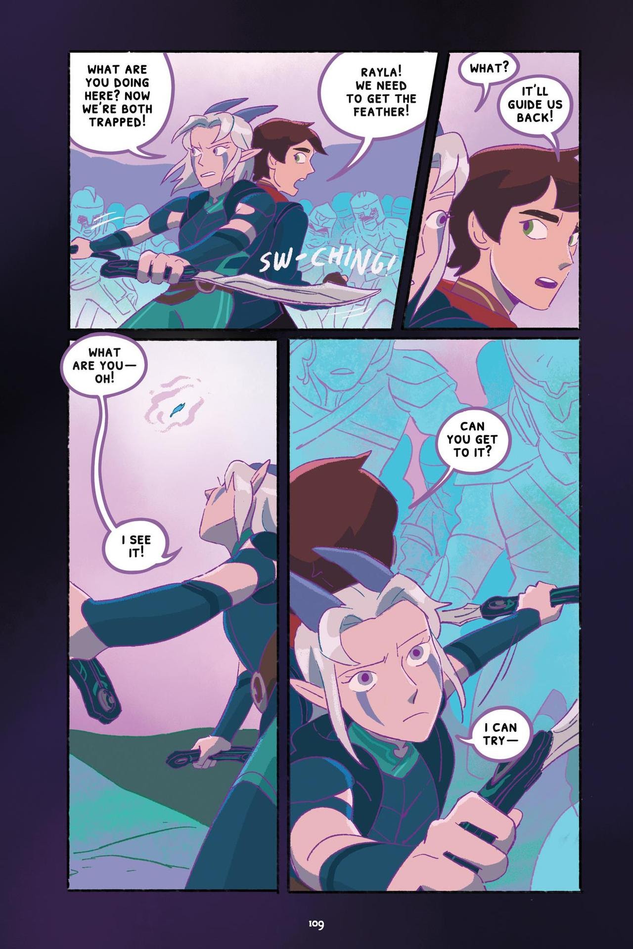 Read online Through the Moon: The Dragon Prince Graphic Novel comic -  Issue # TPB - 113