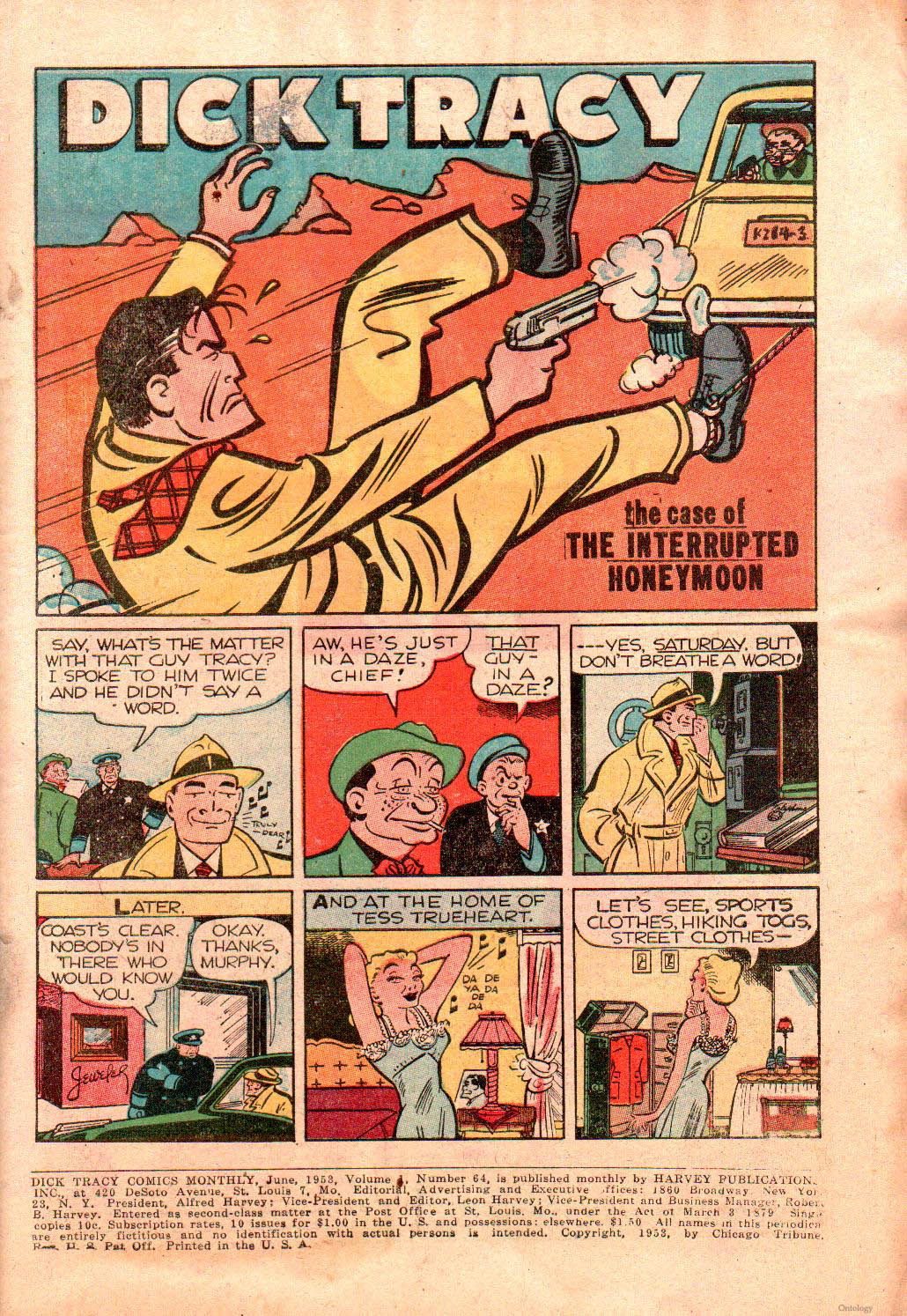 Read online Dick Tracy comic -  Issue #64 - 3