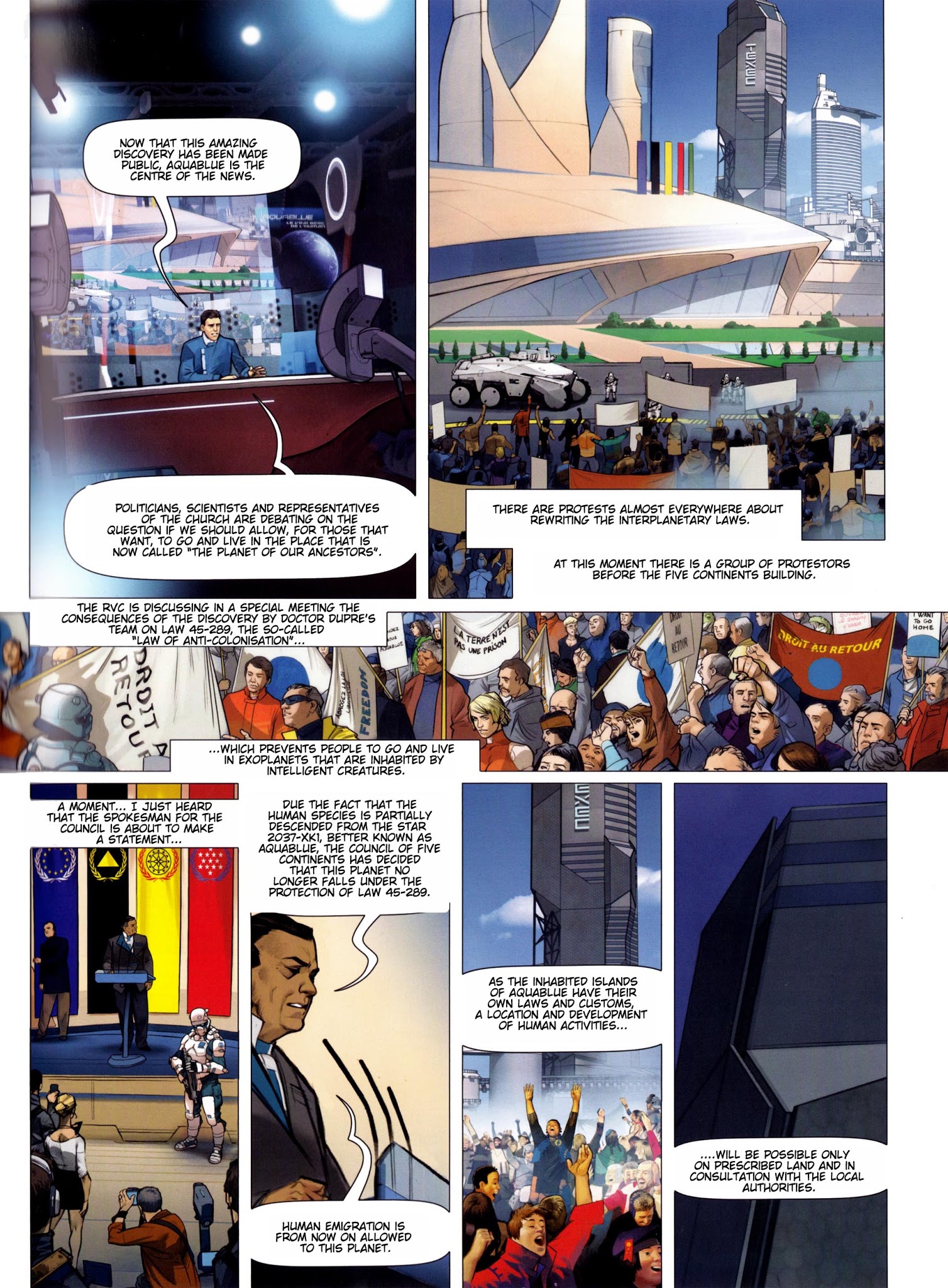 Read online Aquablue comic -  Issue #12 - 45