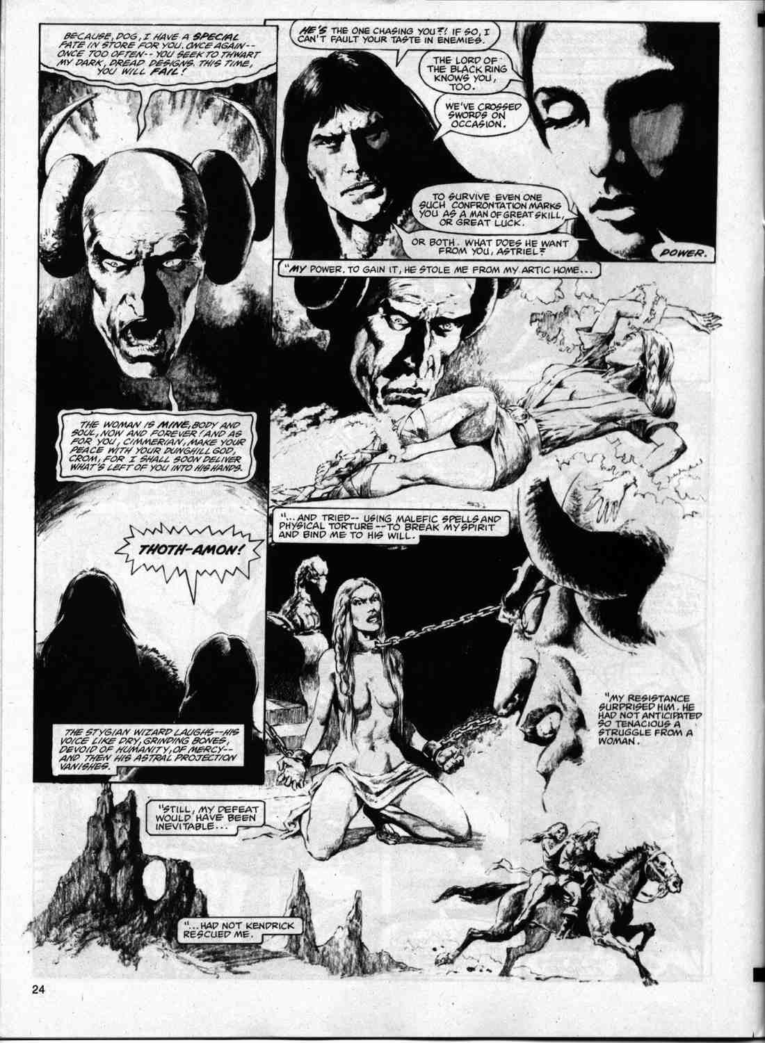 Read online The Savage Sword Of Conan comic -  Issue #74 - 23