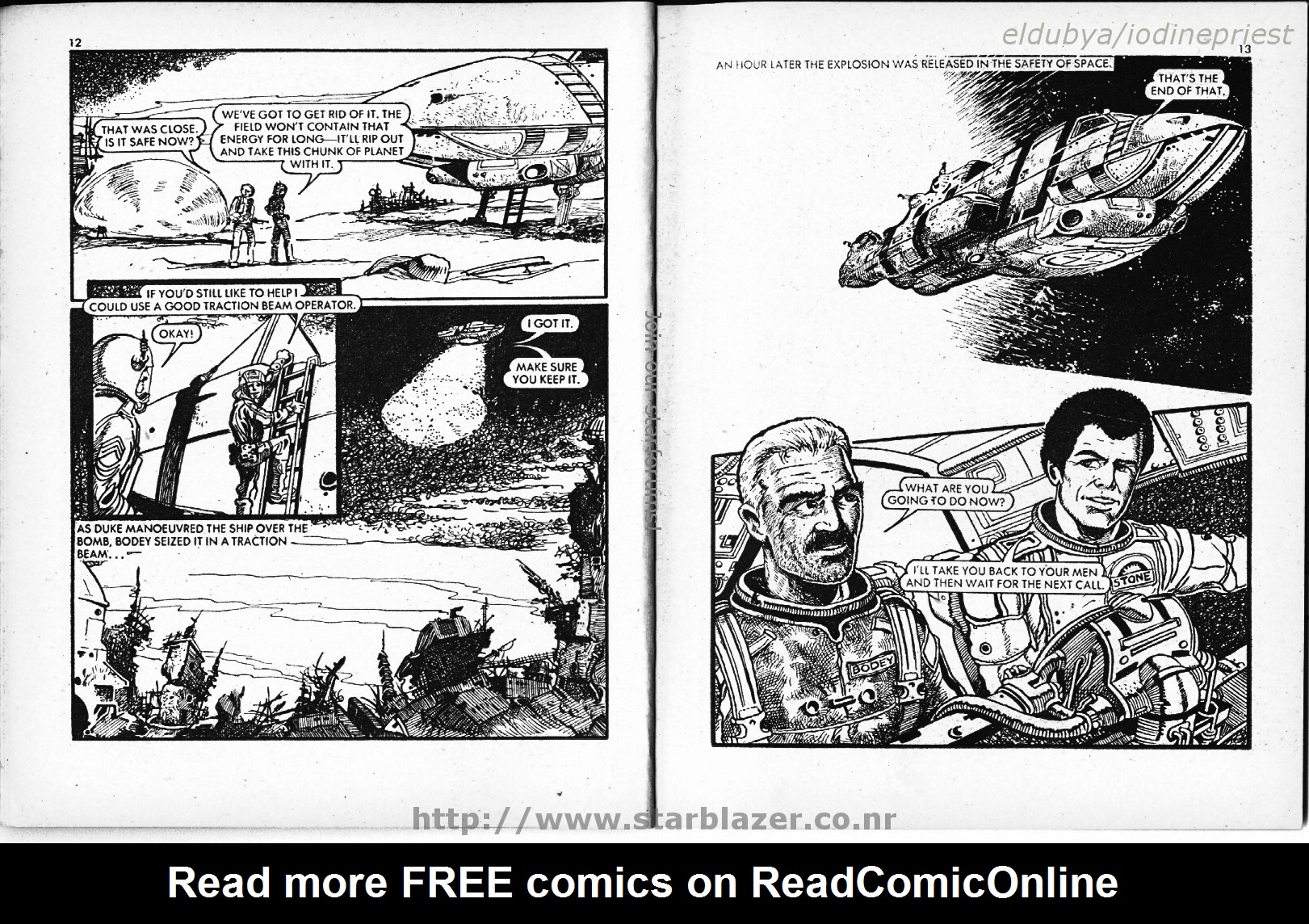 Read online Starblazer comic -  Issue #70 - 8