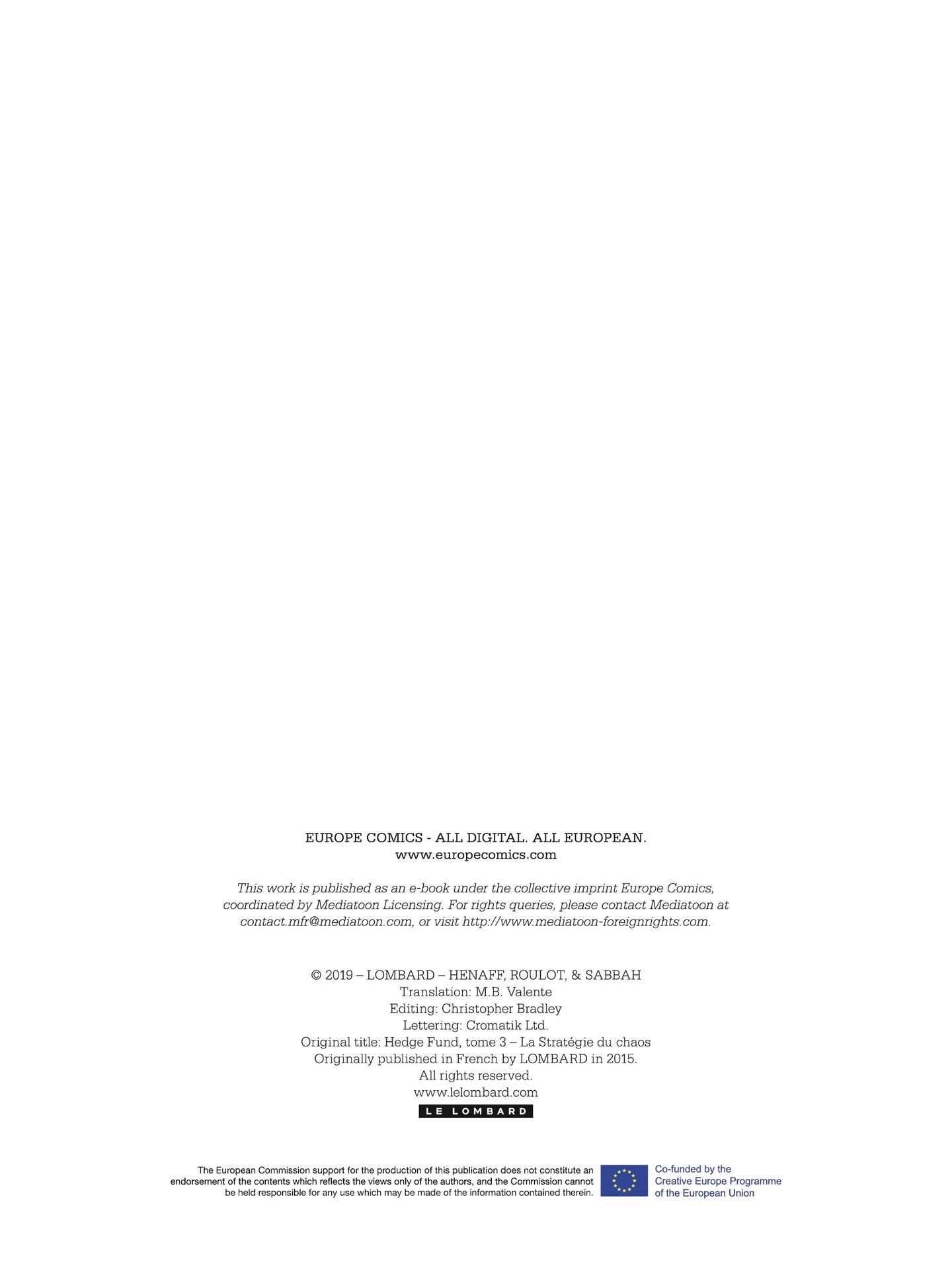Read online Hedge Fund comic -  Issue #3 - 58
