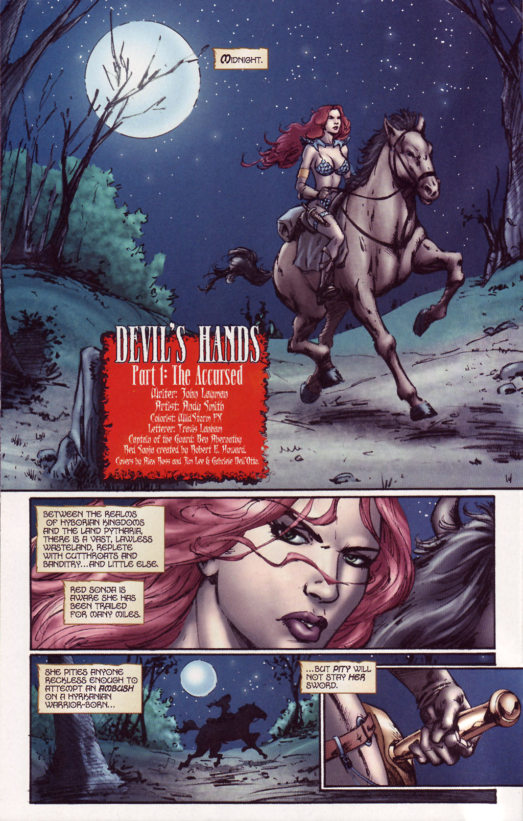 Read online Red Sonja / Claw The Unconquered: Devil's Hands comic -  Issue # TPB - 5