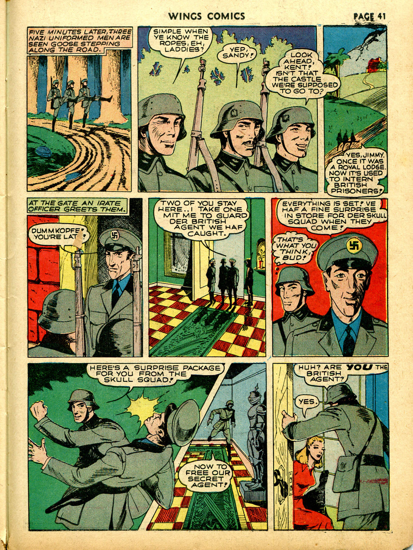 Read online Wings Comics comic -  Issue #12 - 43