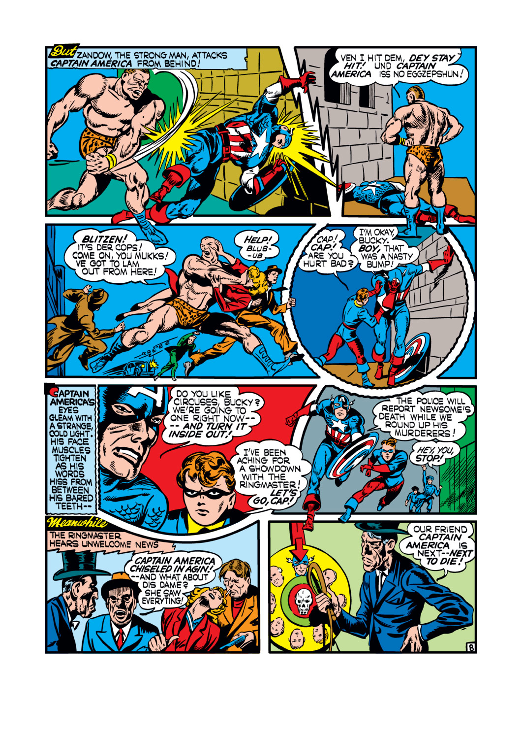 Read online Captain America Comics comic -  Issue #5 - 10