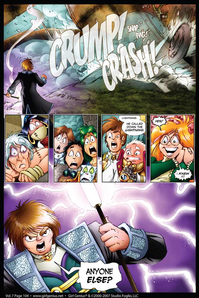 Read online Girl Genius (2002) comic -  Issue #7 - 105