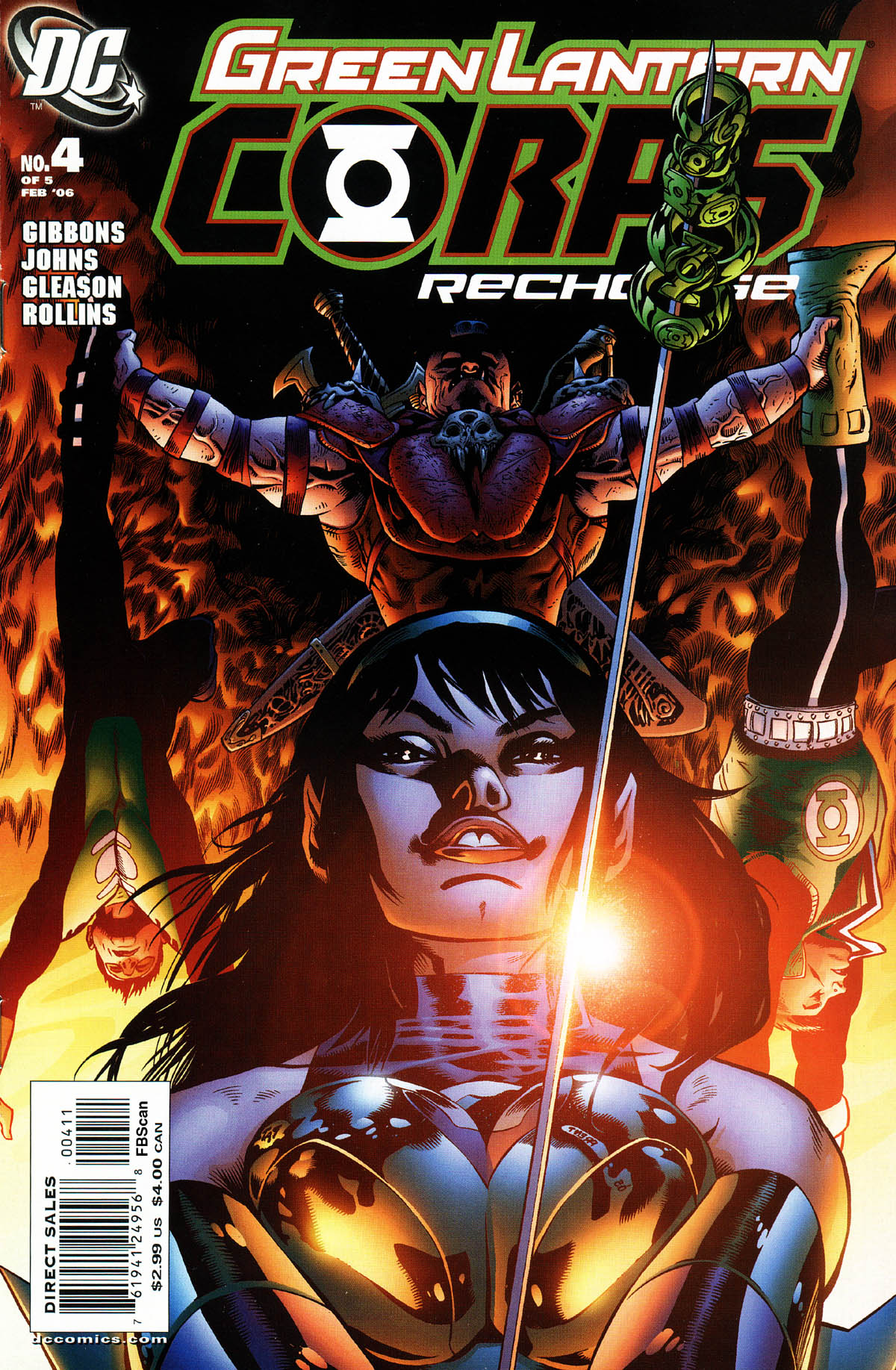 Read online Green Lantern Corps: Recharge comic -  Issue #4 - 1