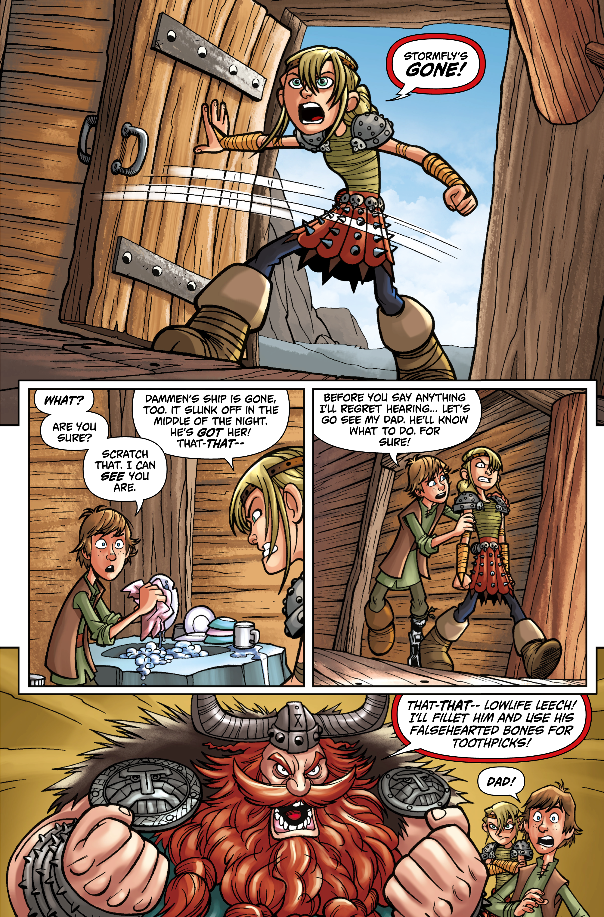 Read online DreamWorks Dragons: Riders of Berk comic -  Issue # _TPB - 19