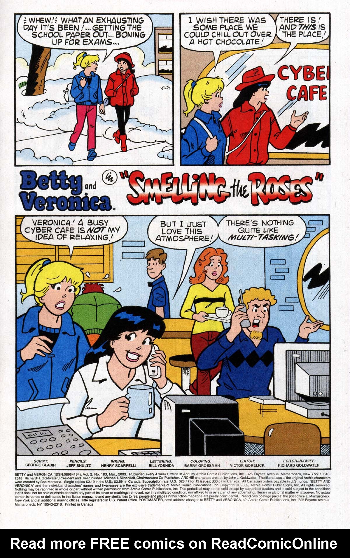 Read online Betty and Veronica (1987) comic -  Issue #183 - 2