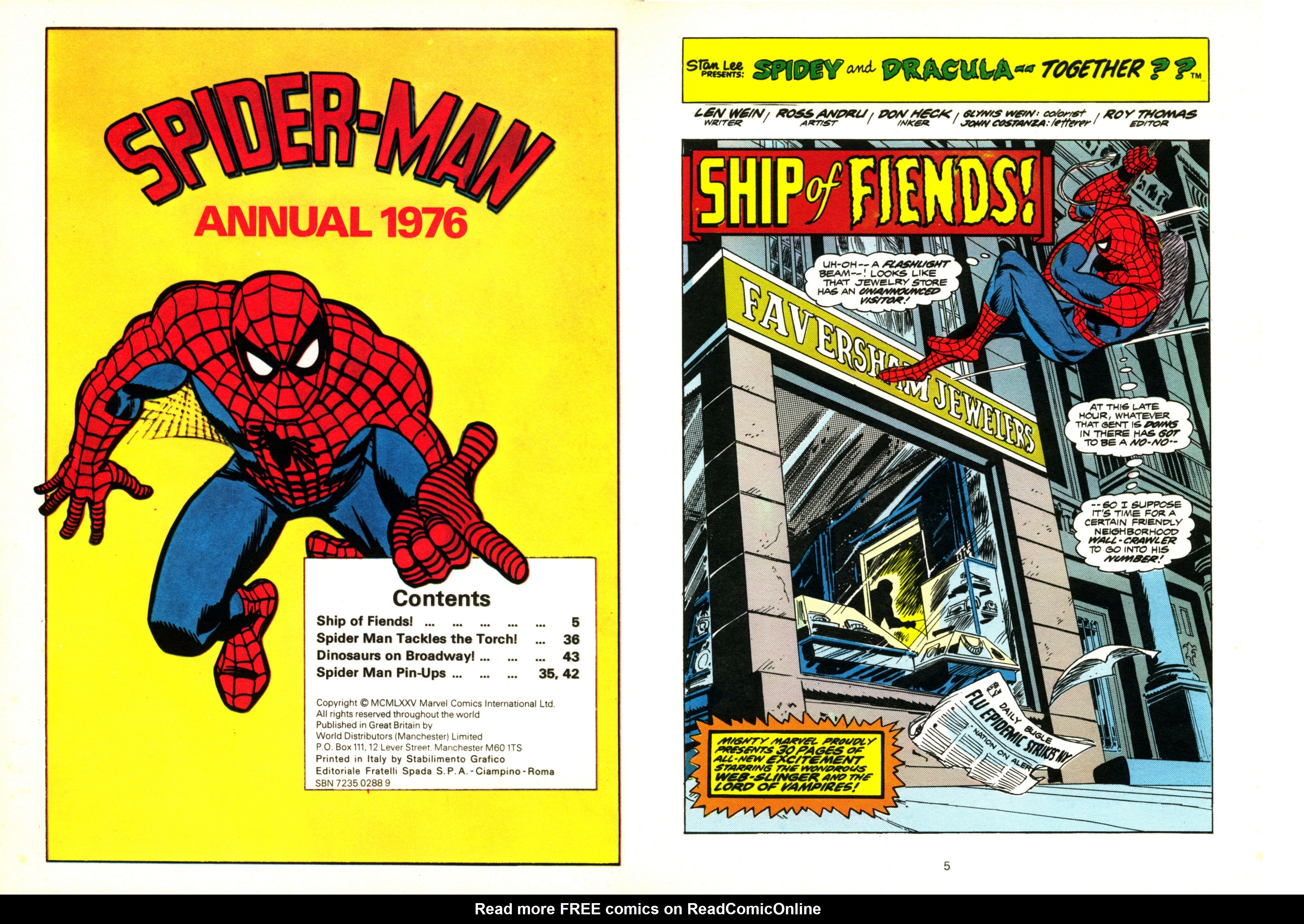 Read online Spider-Man Annual (1974) comic -  Issue #1976 - 3