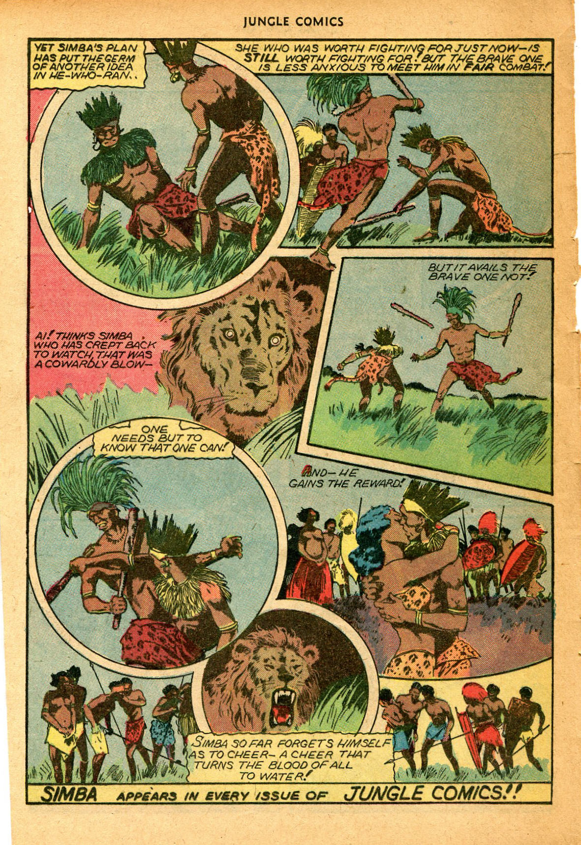 Read online Jungle Comics comic -  Issue #74 - 19