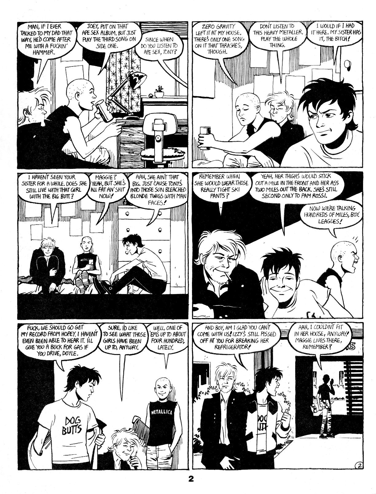 Read online Love and Rockets (1982) comic -  Issue #17 - 4