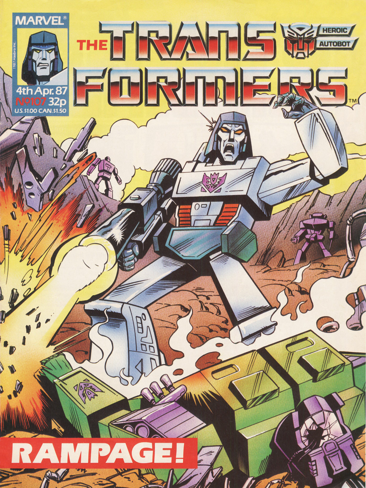Read online The Transformers (UK) comic -  Issue #107 - 1