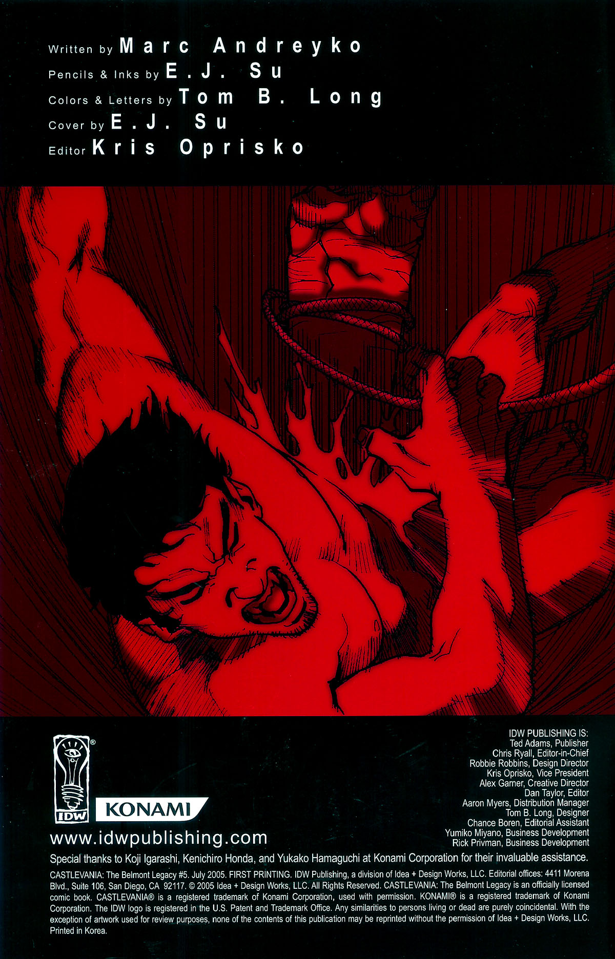 Read online Castlevania: The Belmont Legacy comic -  Issue #5 - 2