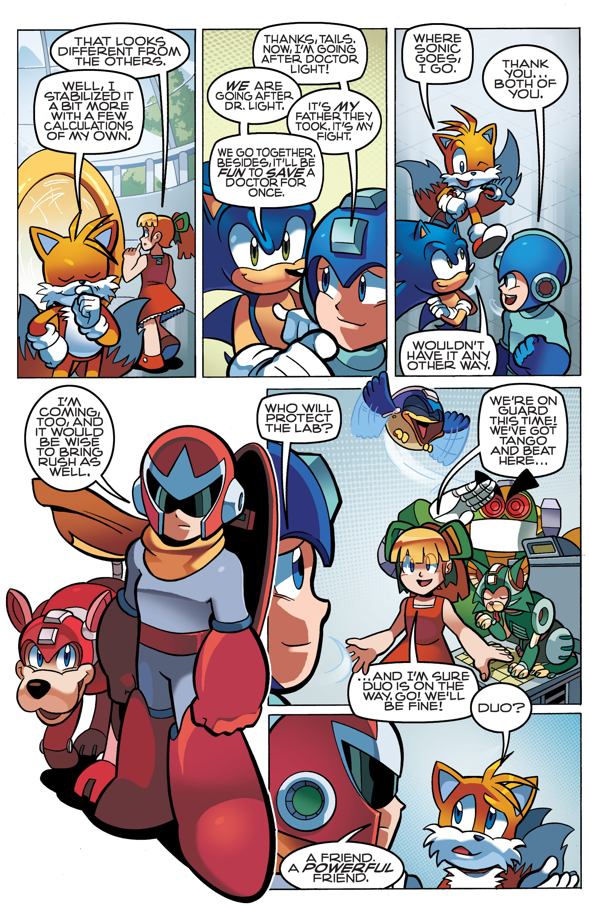 Read online Sonic Mega Man Worlds Collide comic -  Issue # Vol 1 - 107