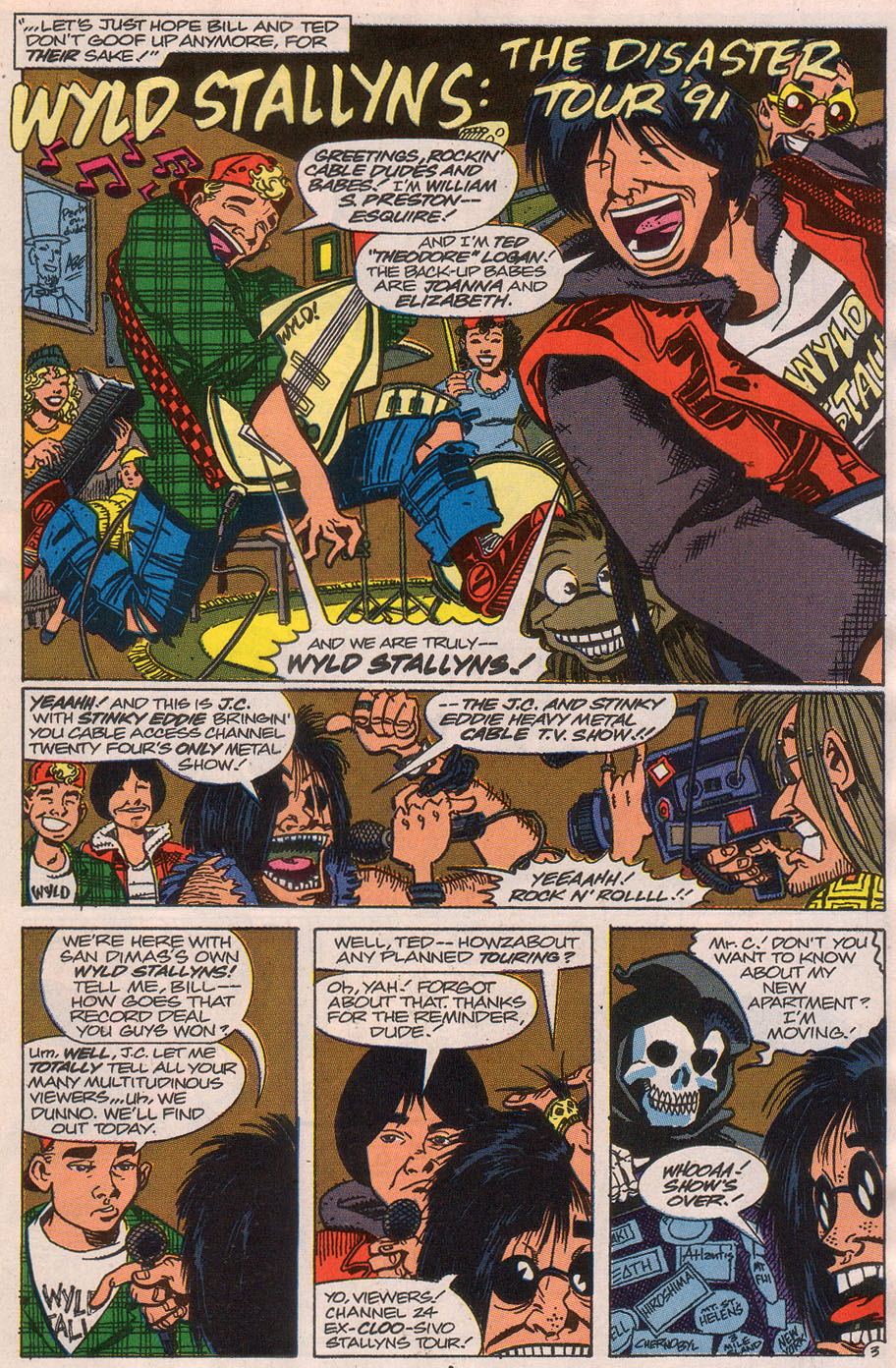 Read online Bill & Ted's Excellent Comic Book comic -  Issue #3 - 5