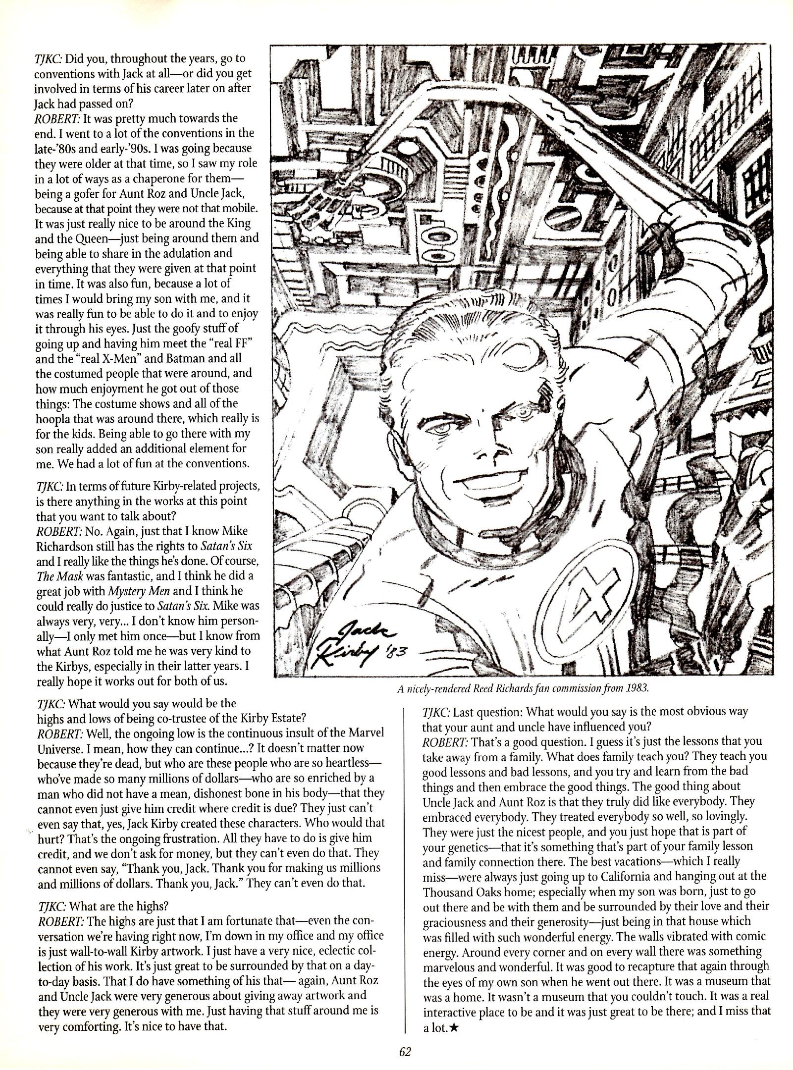 Read online The Jack Kirby Collector comic -  Issue #30 - 60