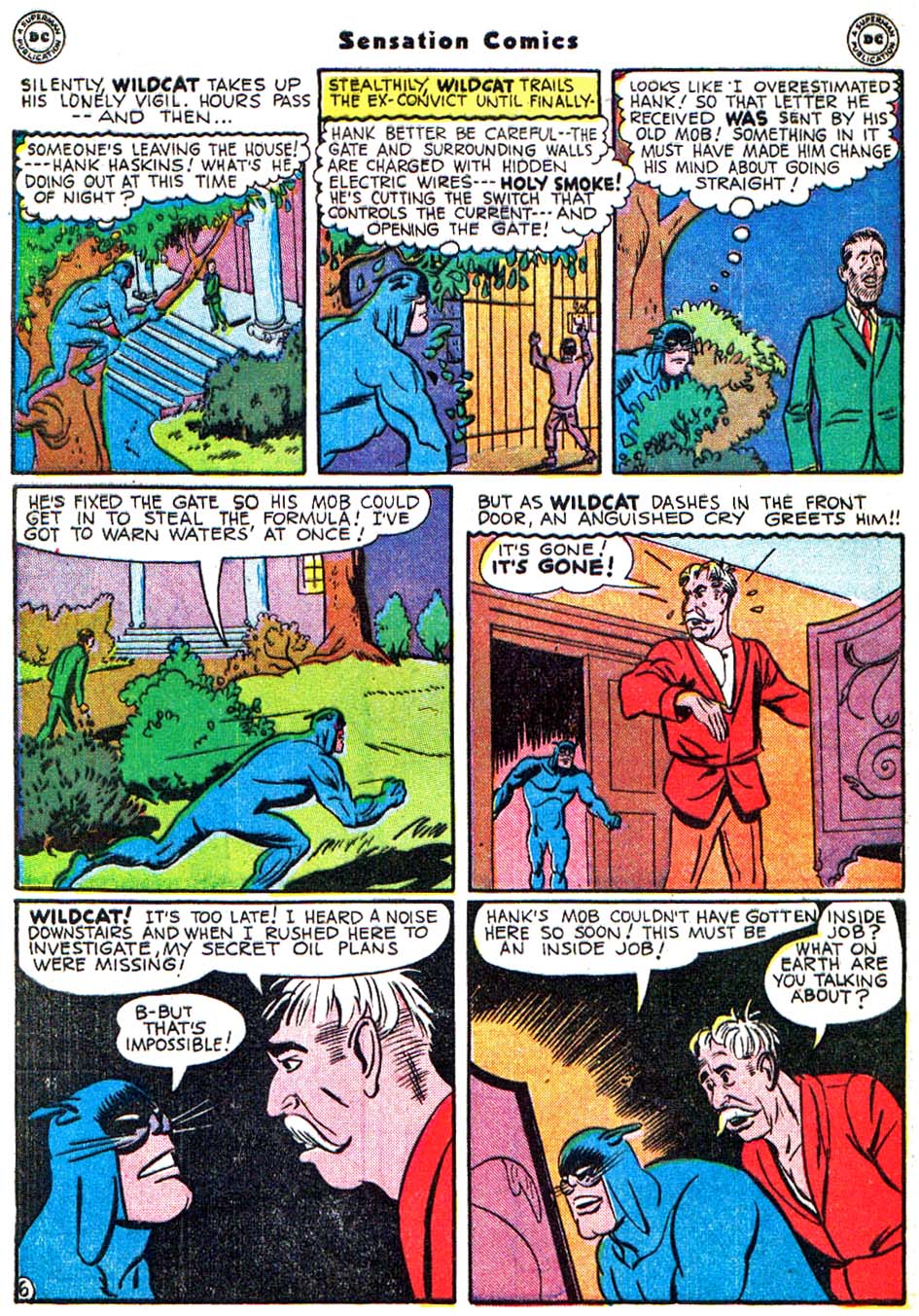 Read online Sensation (Mystery) Comics comic -  Issue #54 - 47