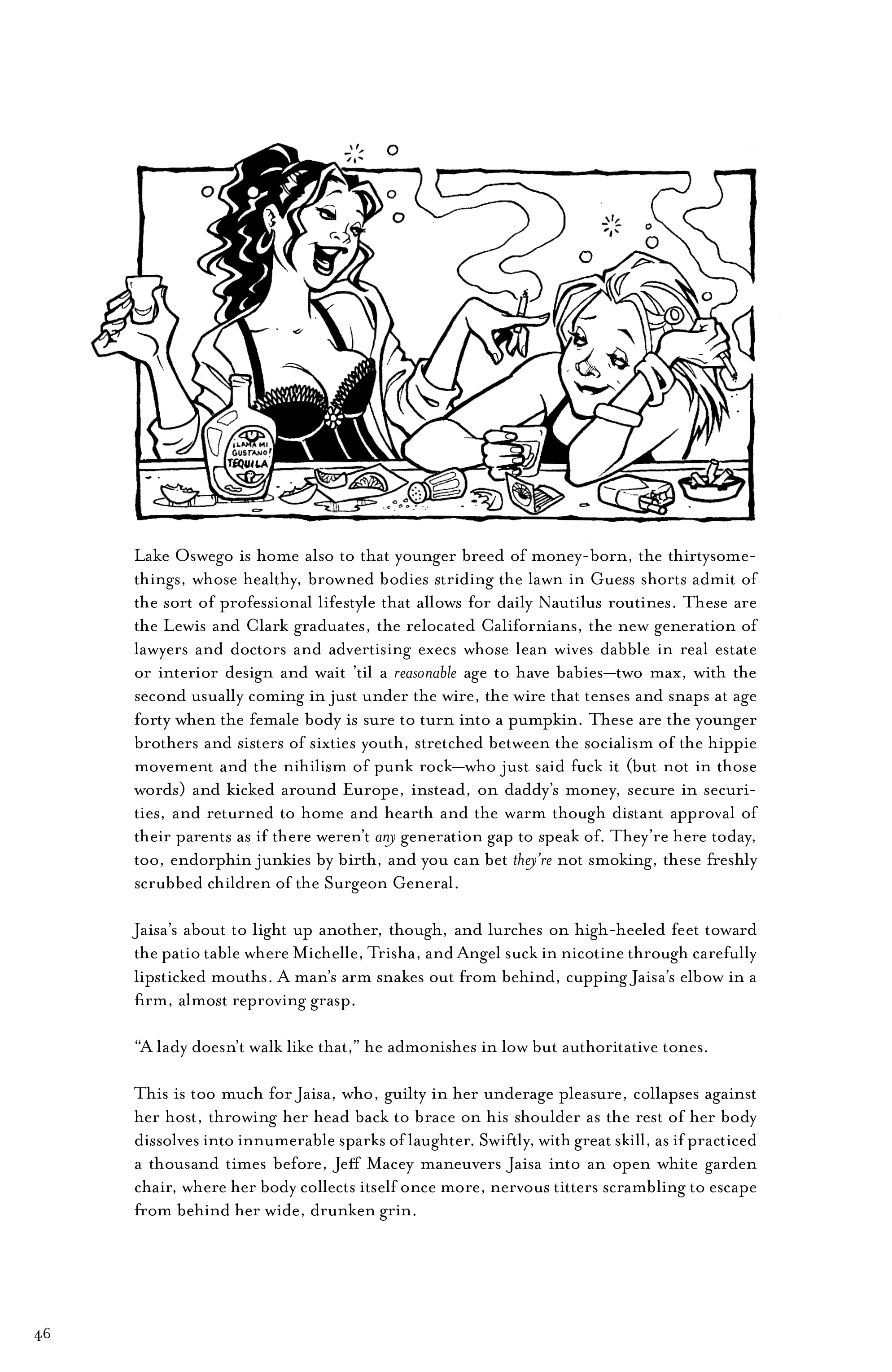 Read online Drawing Lines: An Anthology of Women Cartoonists comic -  Issue # TPB - 46