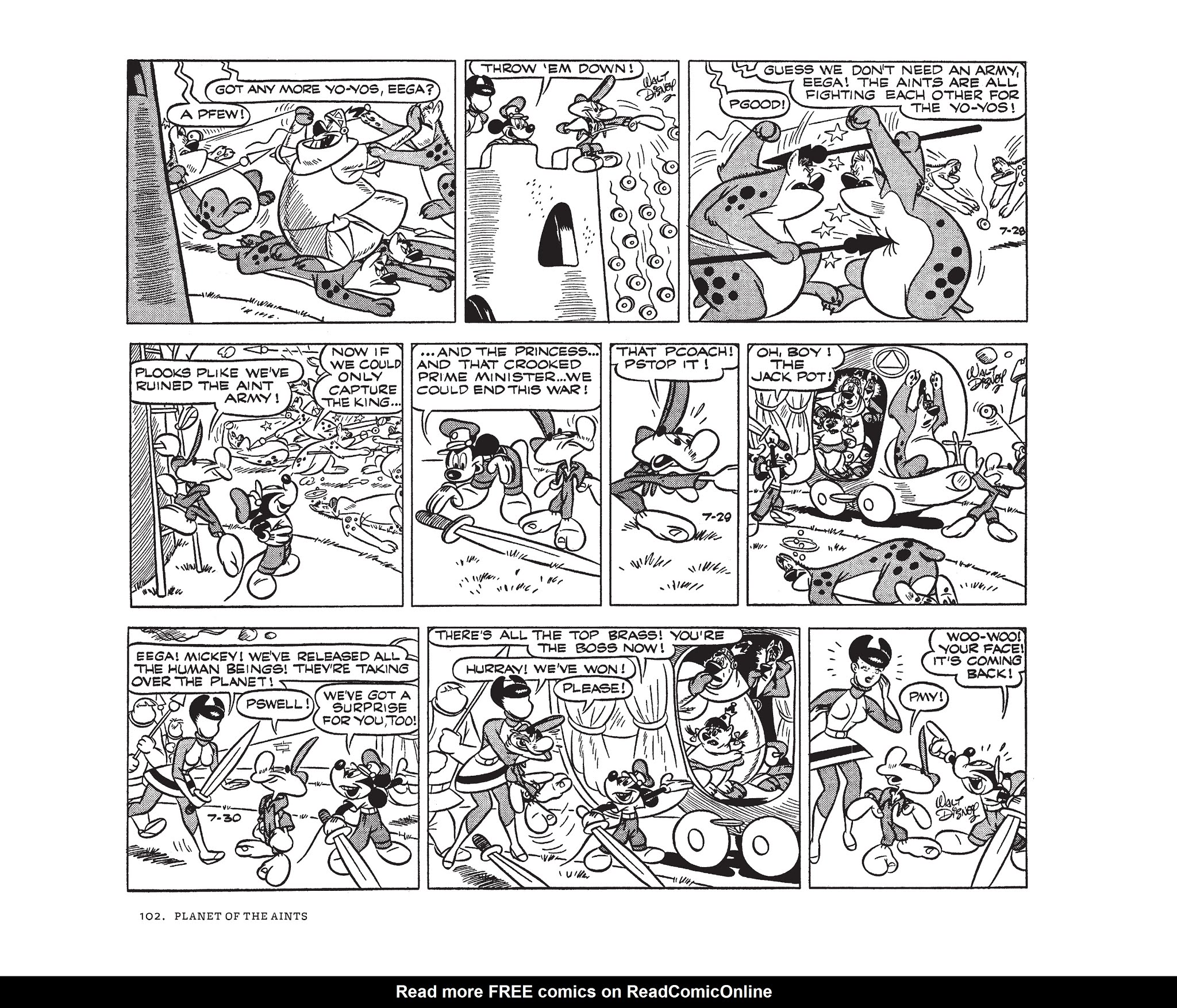 Read online Walt Disney's Mickey Mouse by Floyd Gottfredson comic -  Issue # TPB 10 (Part 2) - 2