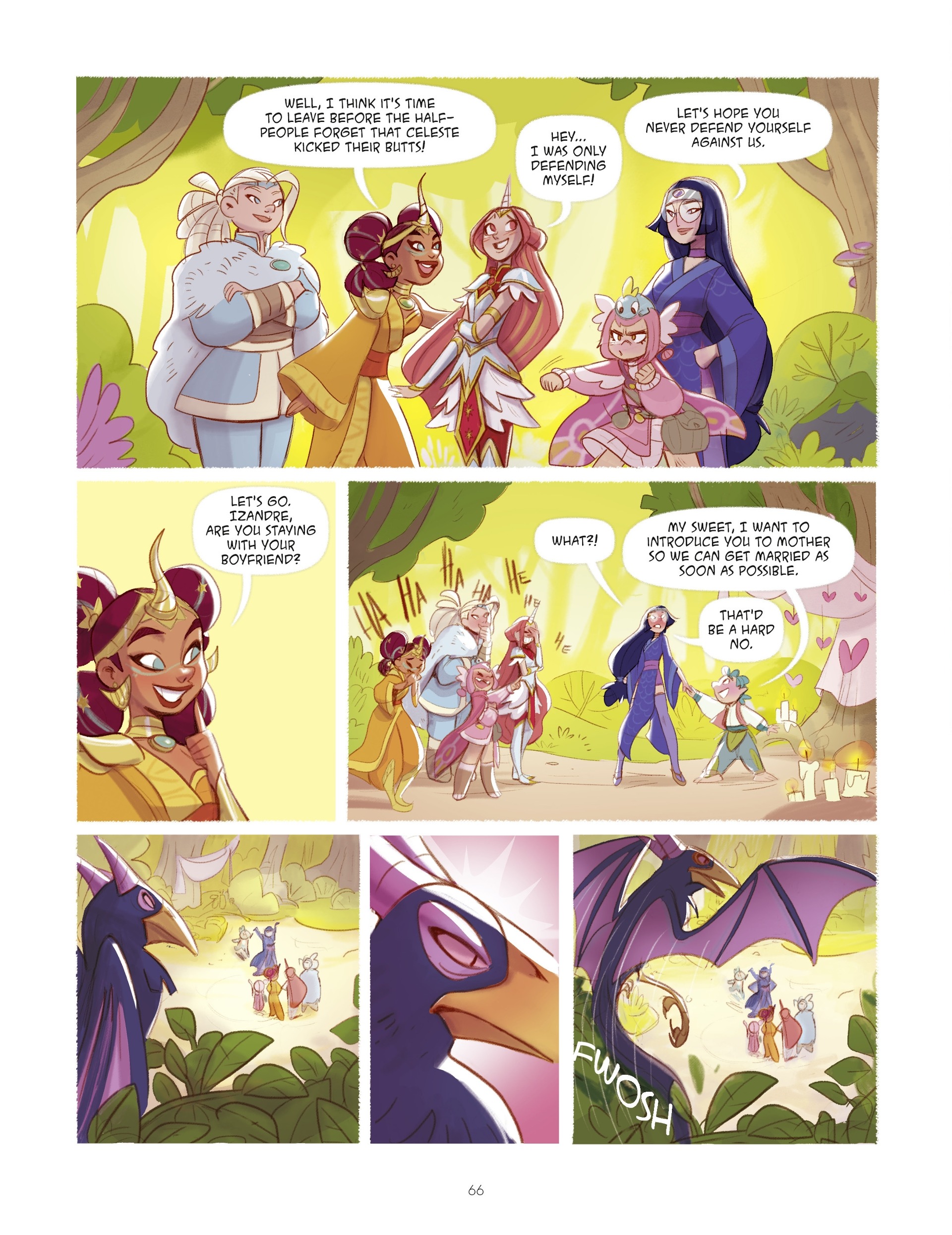 Read online The Unicorn Legacy: Call of the Goddess comic -  Issue # TPB - 65
