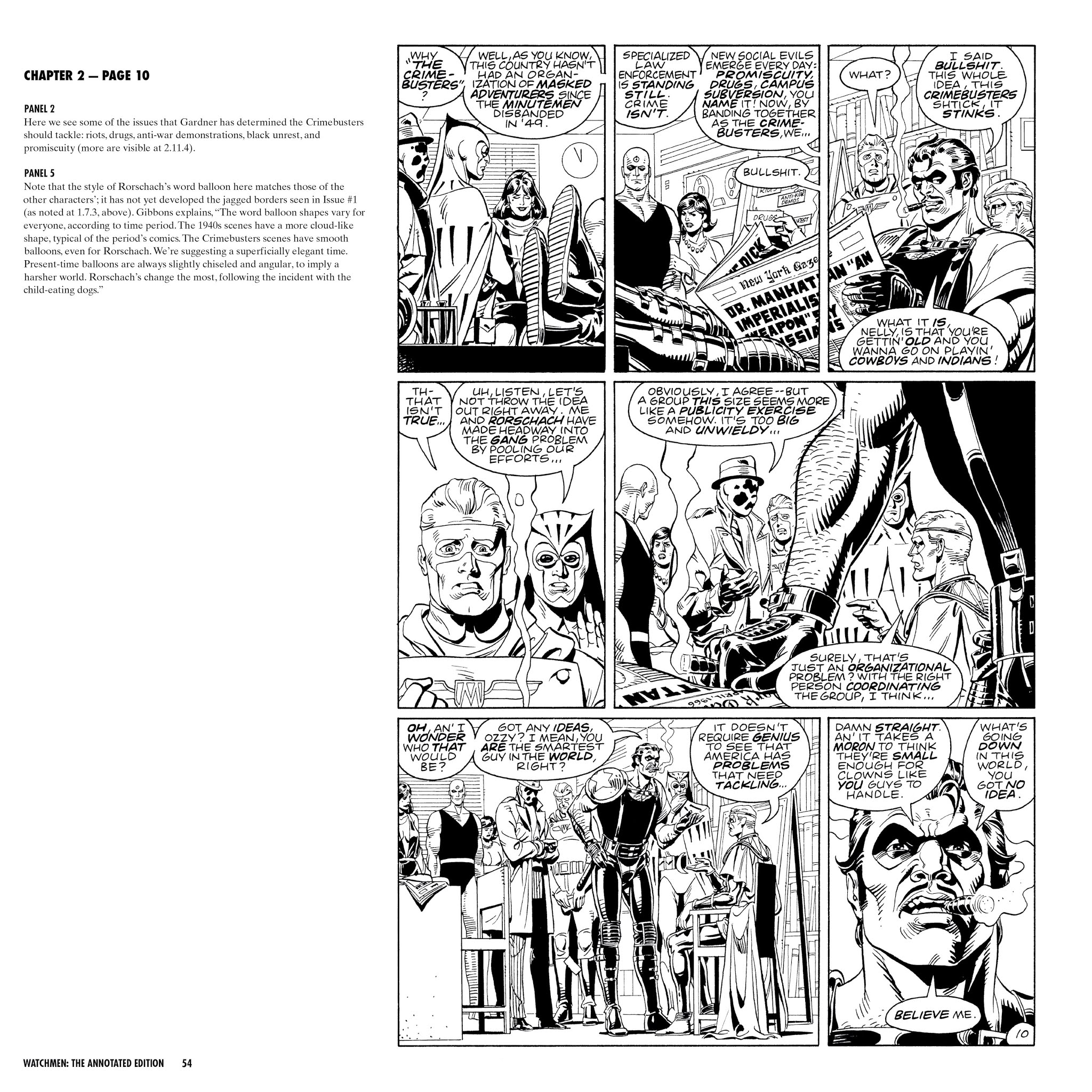 Read online Watchmen: The Annotated Edition comic -  Issue # TPB - 54
