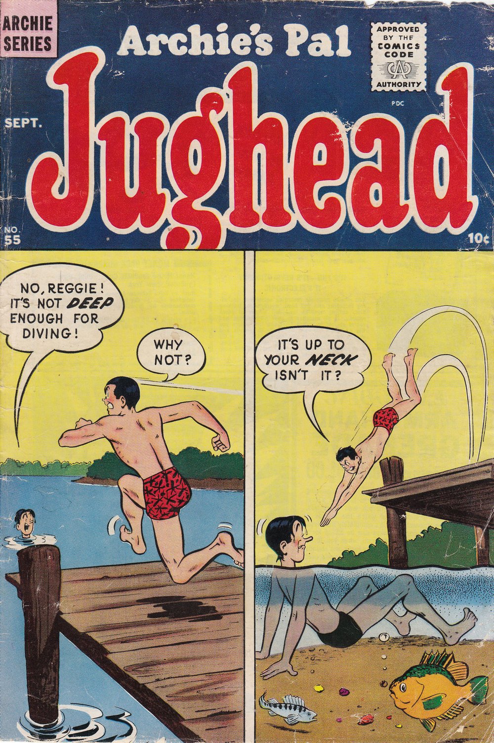 Read online Archie's Pal Jughead comic -  Issue #55 - 1