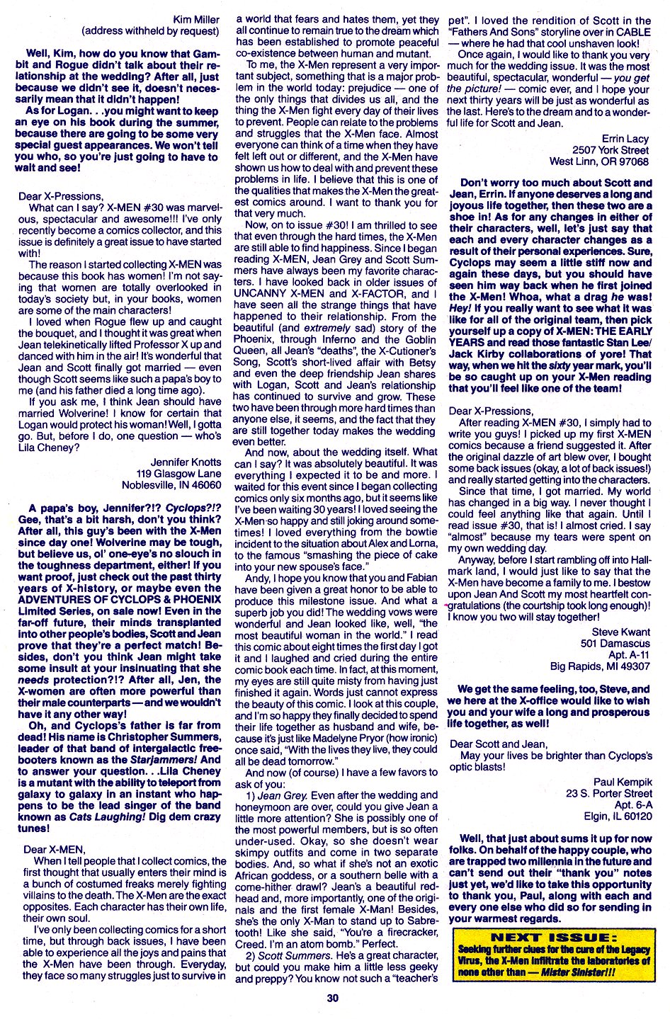 Read online X-Men (1991) comic -  Issue #33 - 22