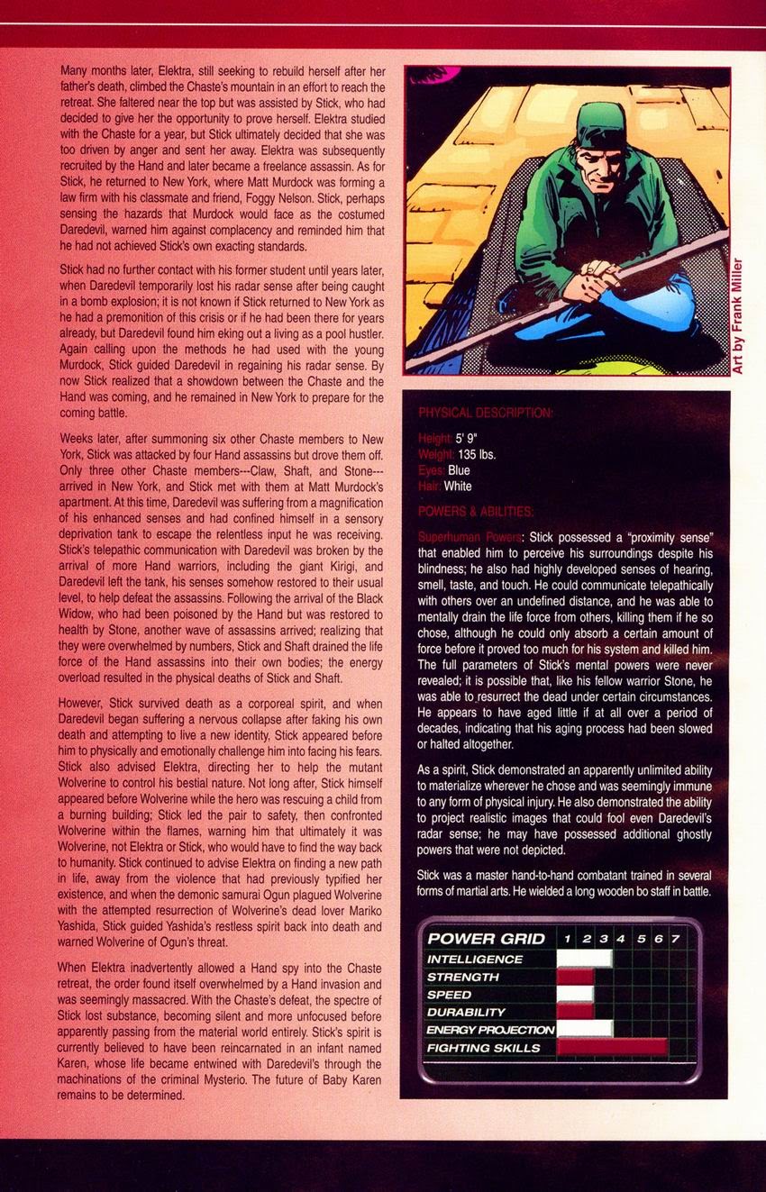 Official Handbook of the Marvel Universe: Daredevil 2004 issue Full - Page 41