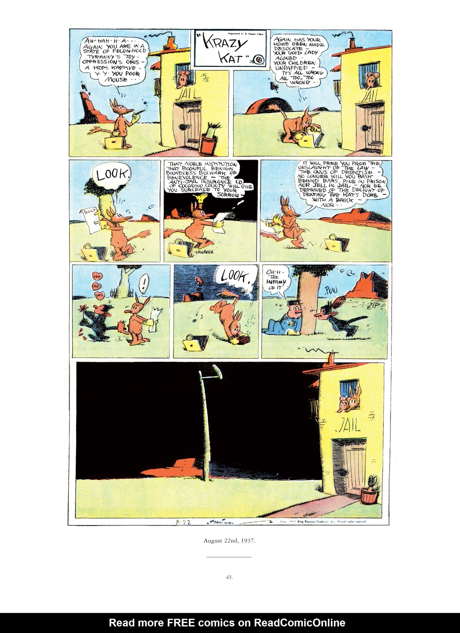 Read online Krazy & Ignatz comic -  Issue # TPB 10 - 43