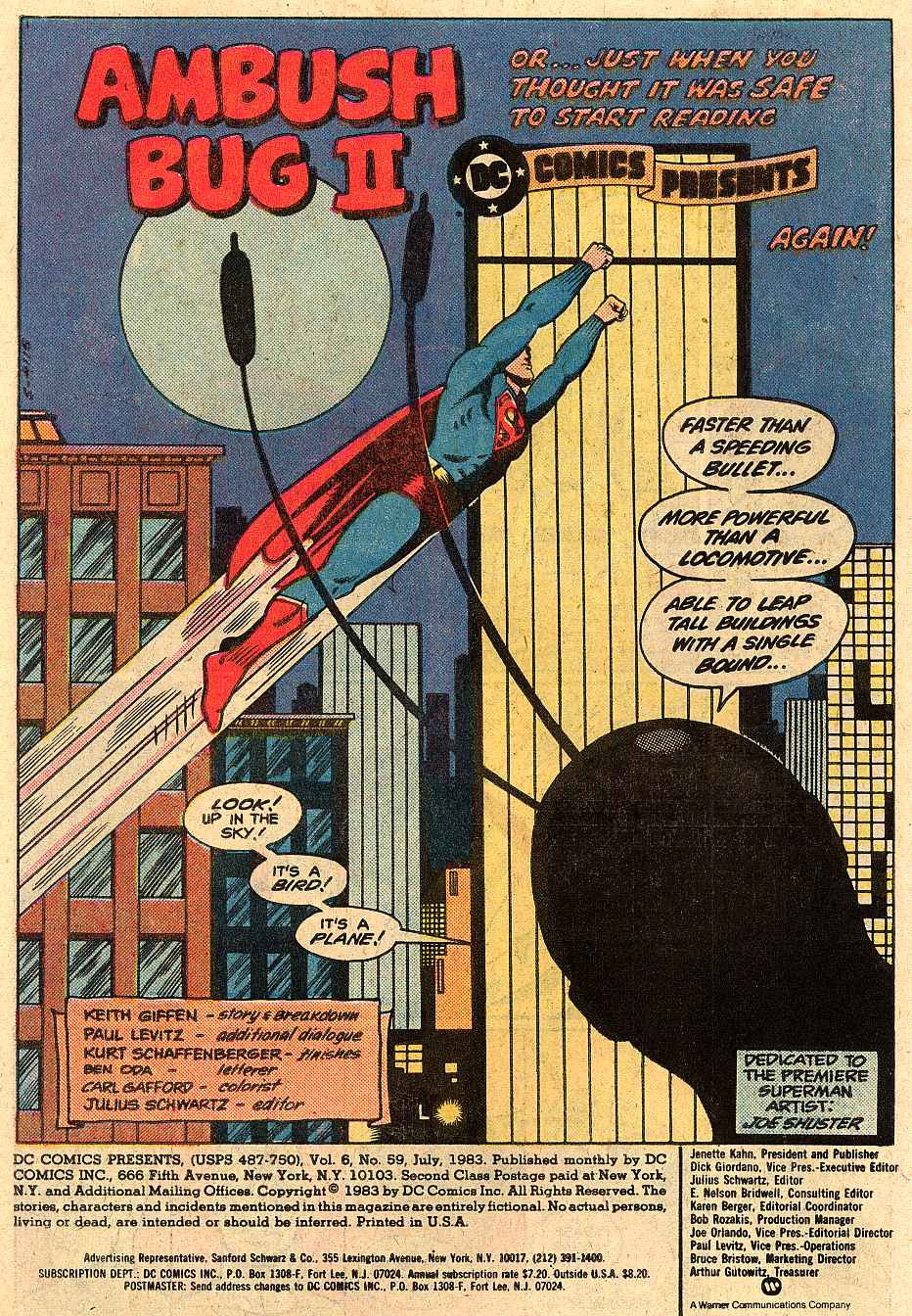 Read online DC Comics Presents comic -  Issue #59 - 2