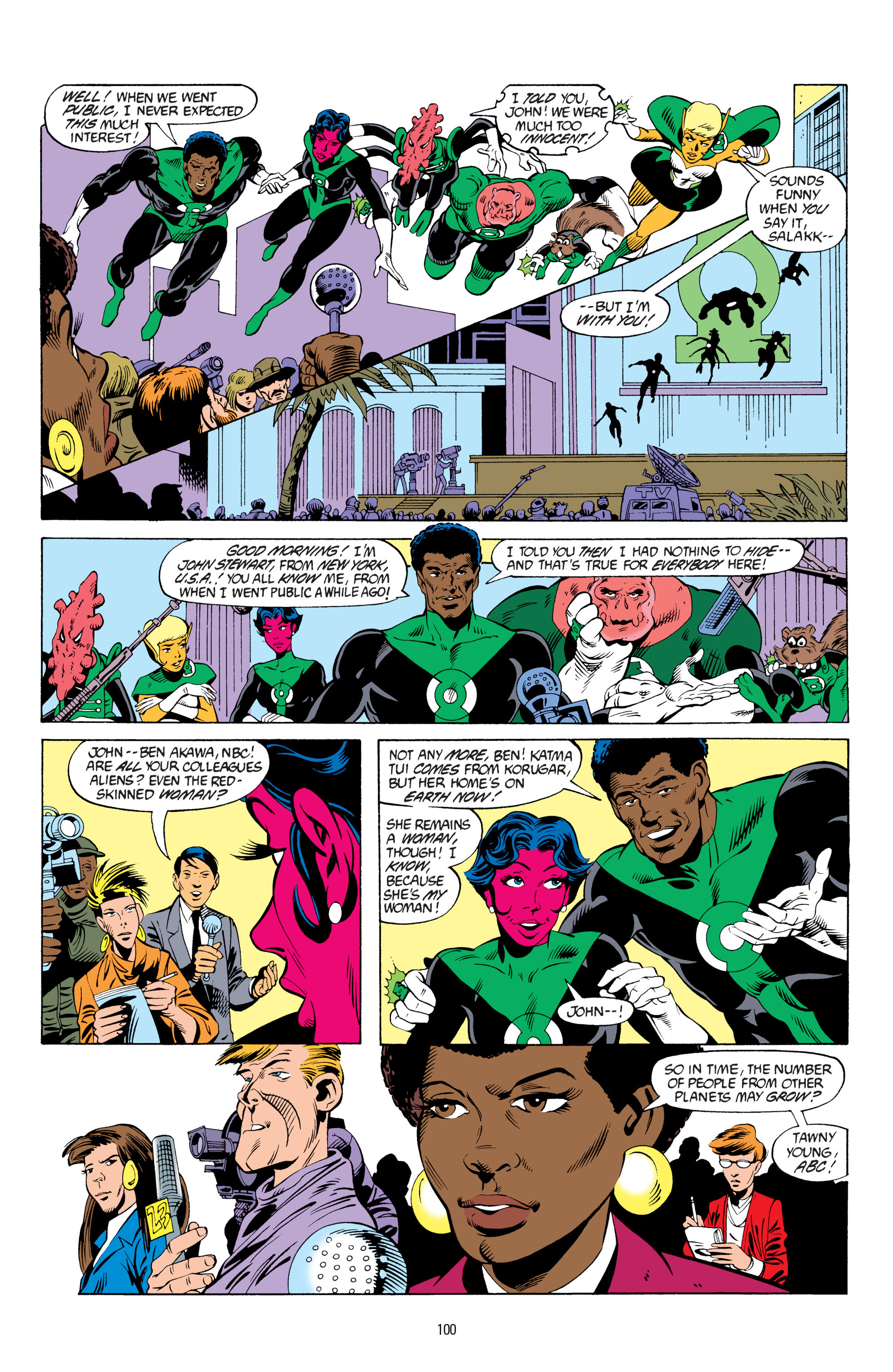 Read online Tales of the Green Lantern Corps comic -  Issue # _TPB 3 - 101