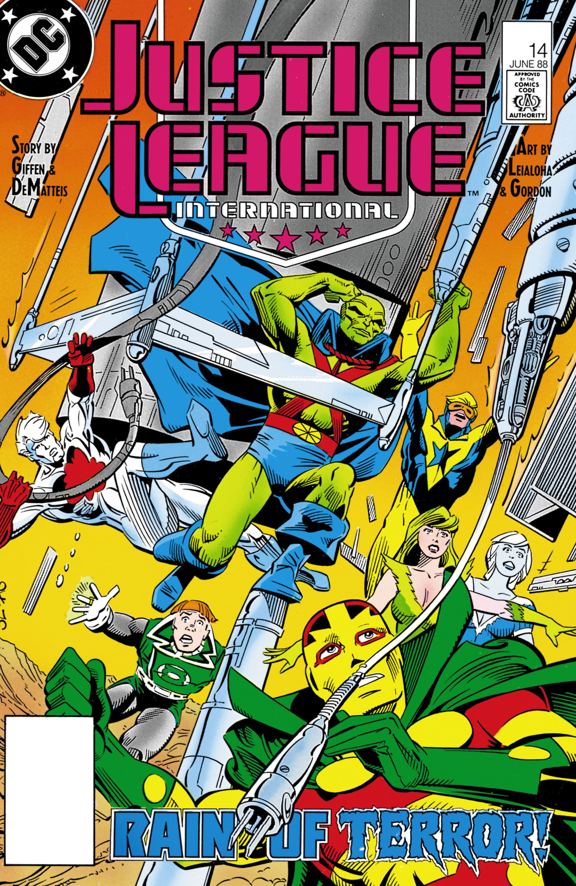 Read online Justice League International (1987) comic -  Issue #14 - 1