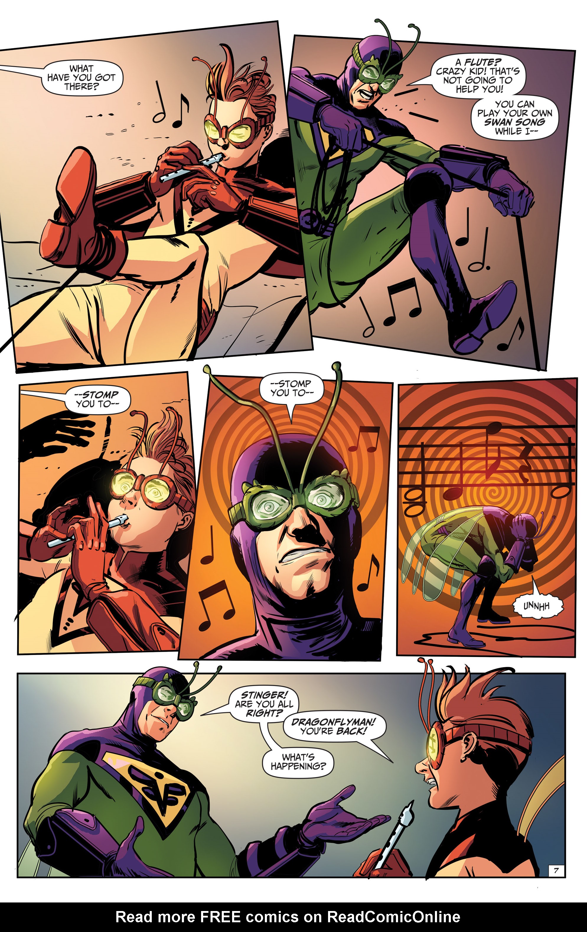 Read online Dragonfly & Dragonflyman comic -  Issue #2 - 9