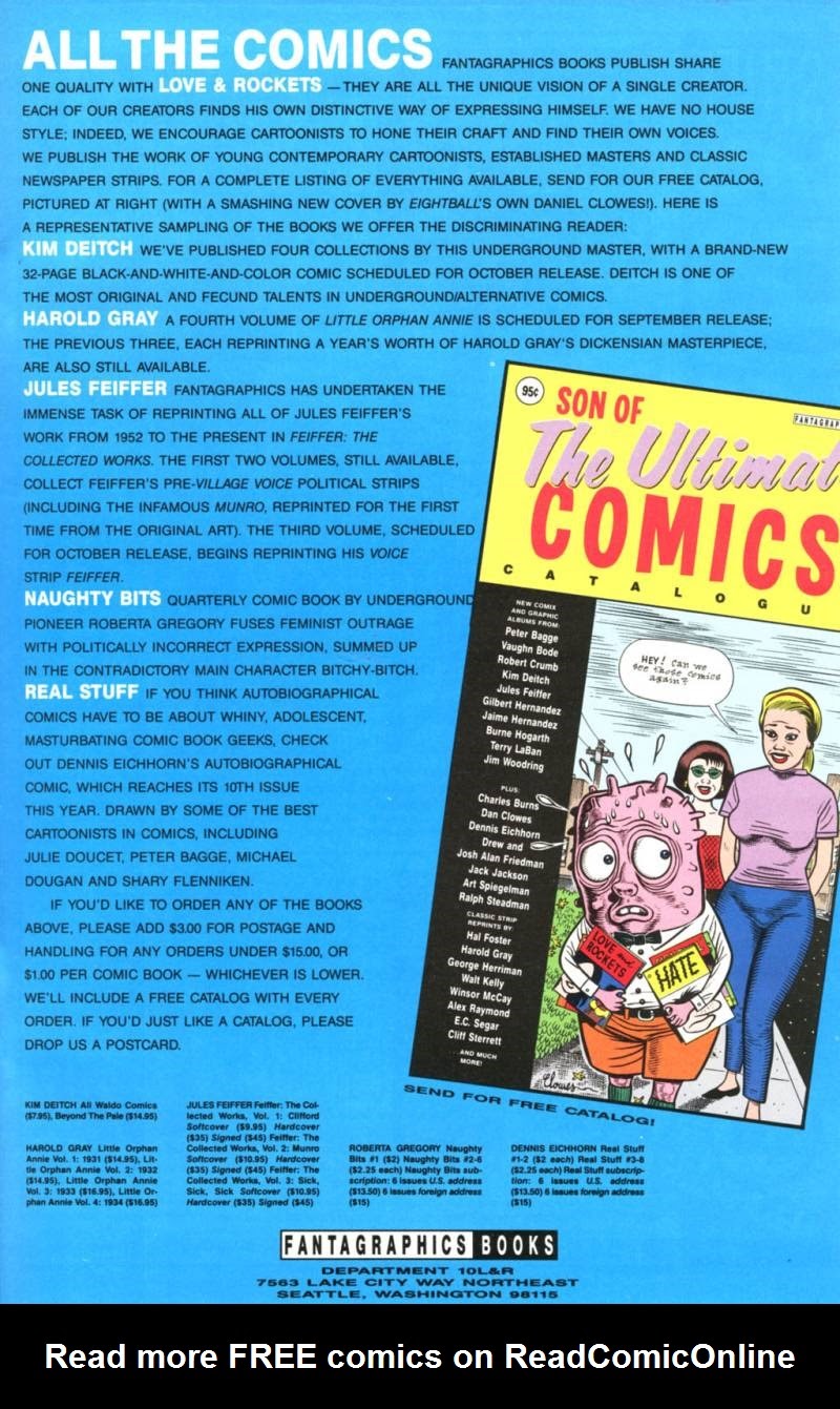 Read online Ten Years of Love and Rockets comic -  Issue # Full - 33