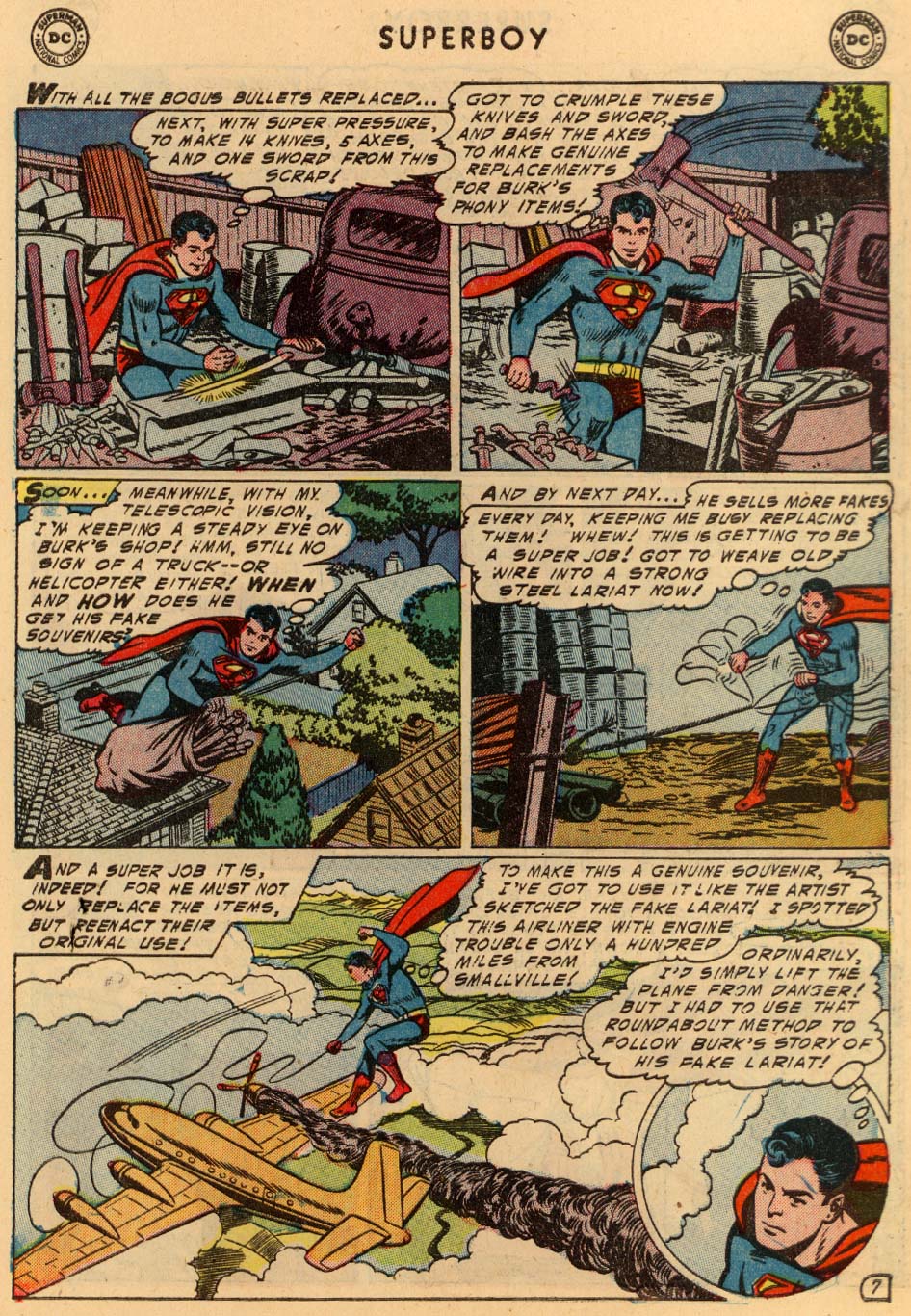 Read online Superboy (1949) comic -  Issue #36 - 8