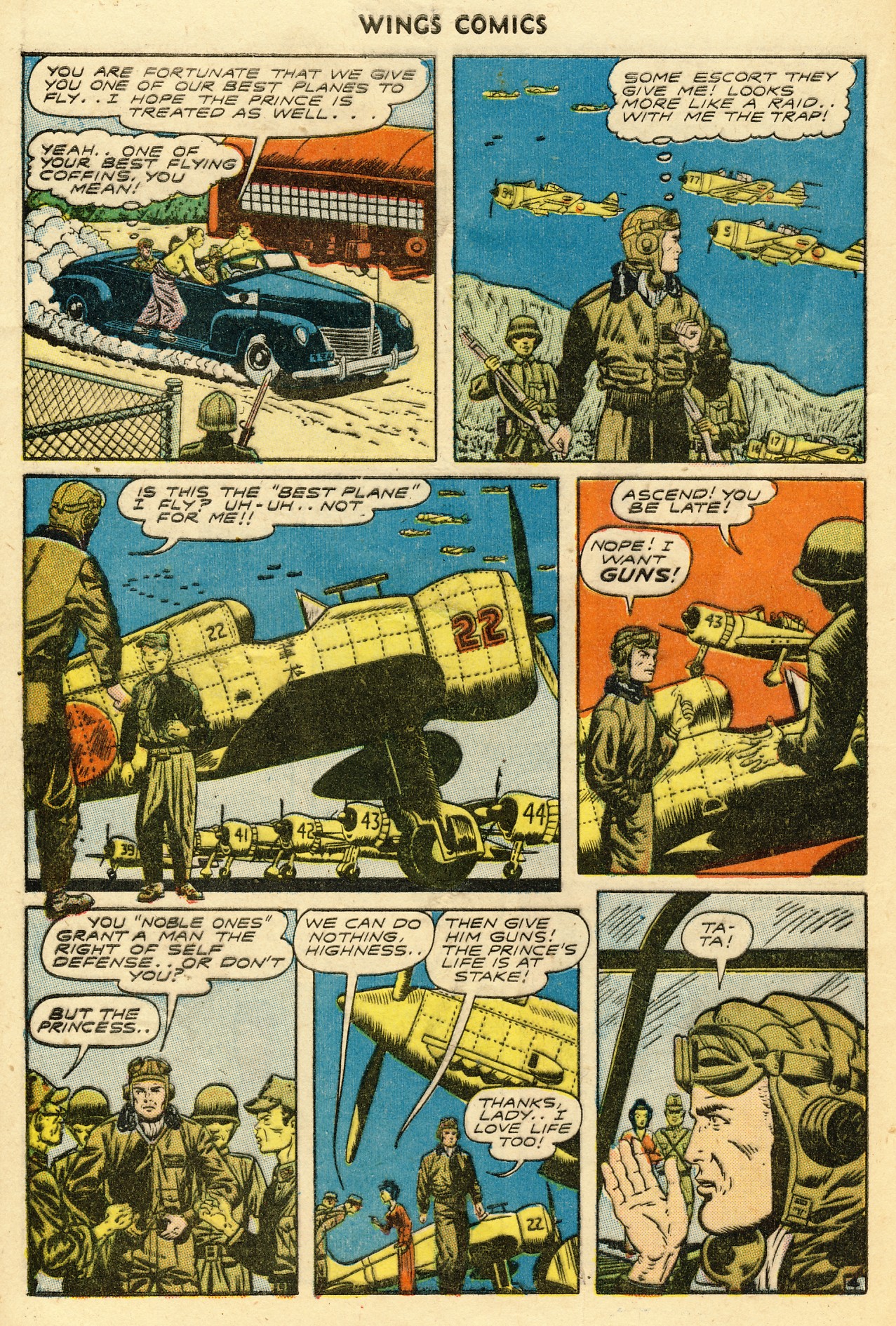 Read online Wings Comics comic -  Issue #61 - 32