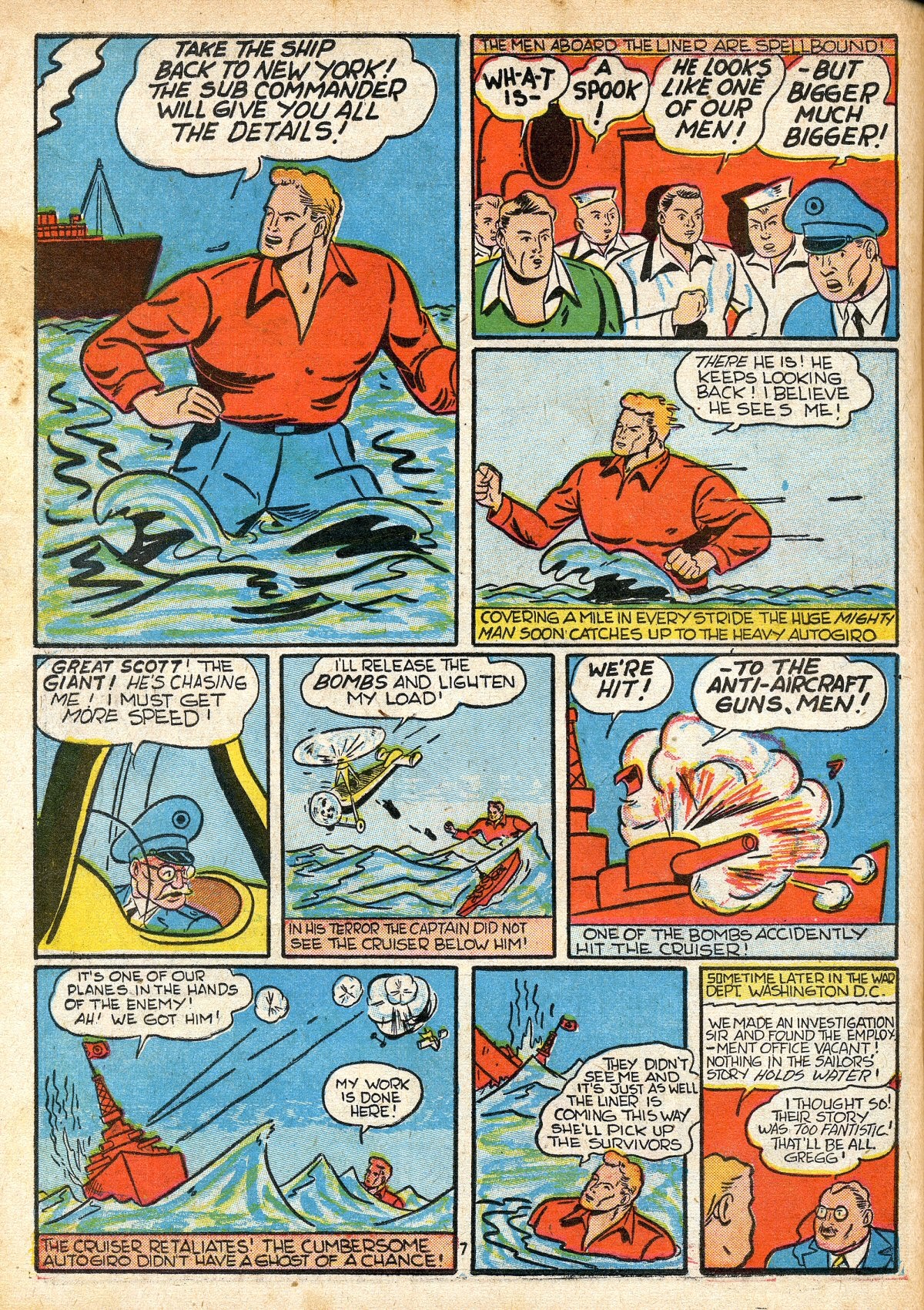 Read online Amazing Man Comics comic -  Issue #16 - 42