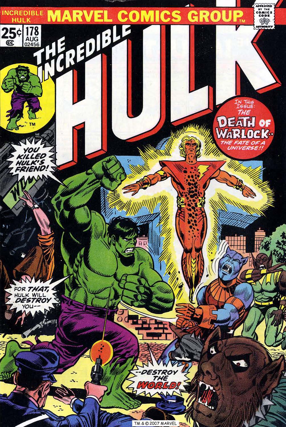 Read online The Incredible Hulk (1968) comic -  Issue #178 - 1